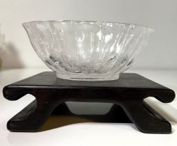 A Chinese clear coloured Najaf bowl