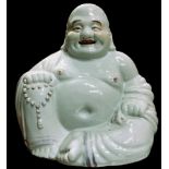 Statue of a white Buddah