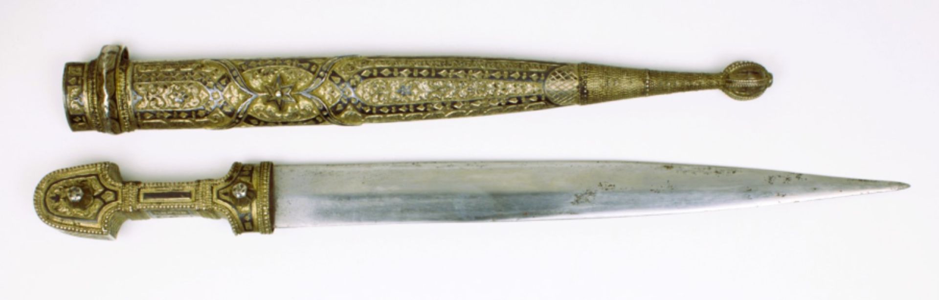 Silver Kindjal dagger - Image 2 of 8