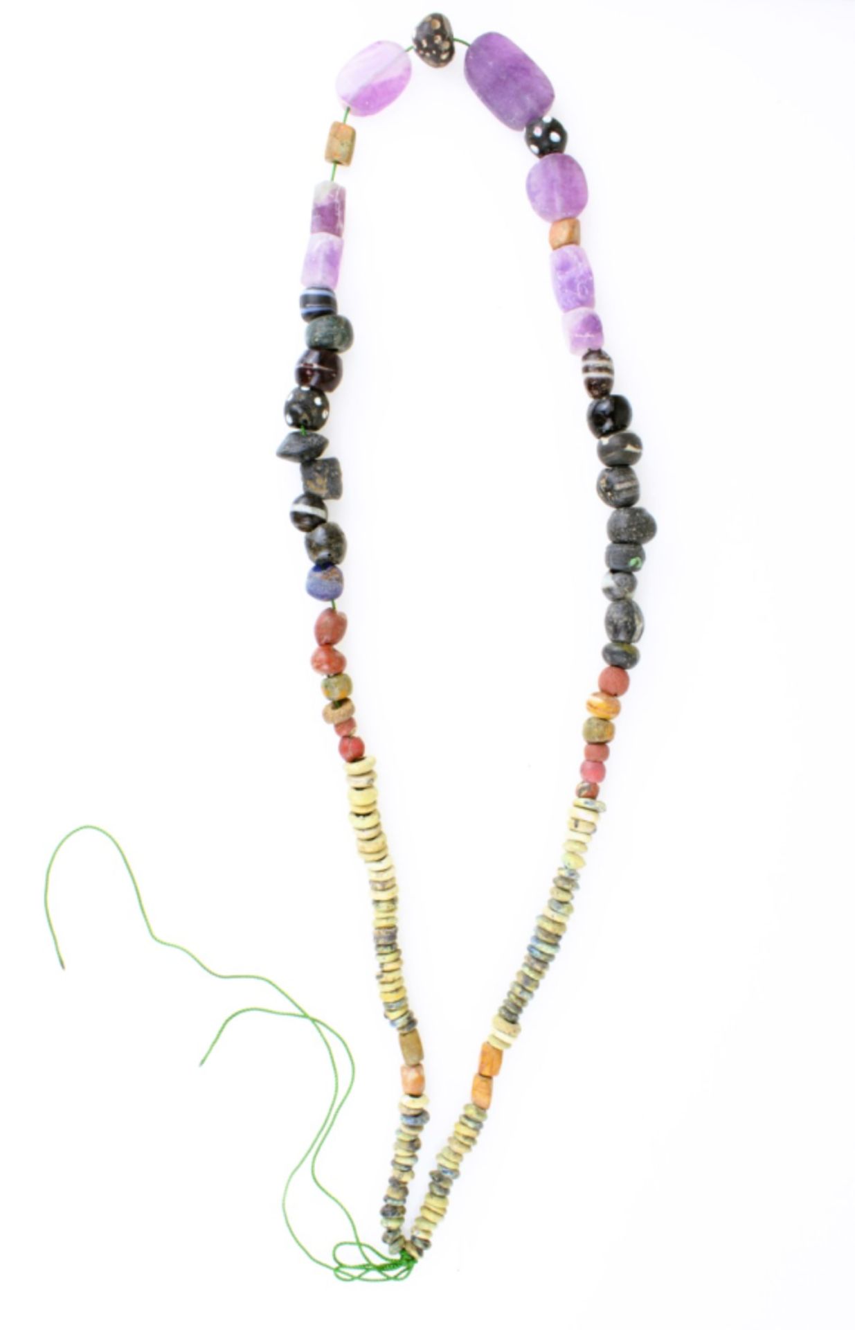 Necklace of multi coloured beads of Venetian glass - Image 2 of 3