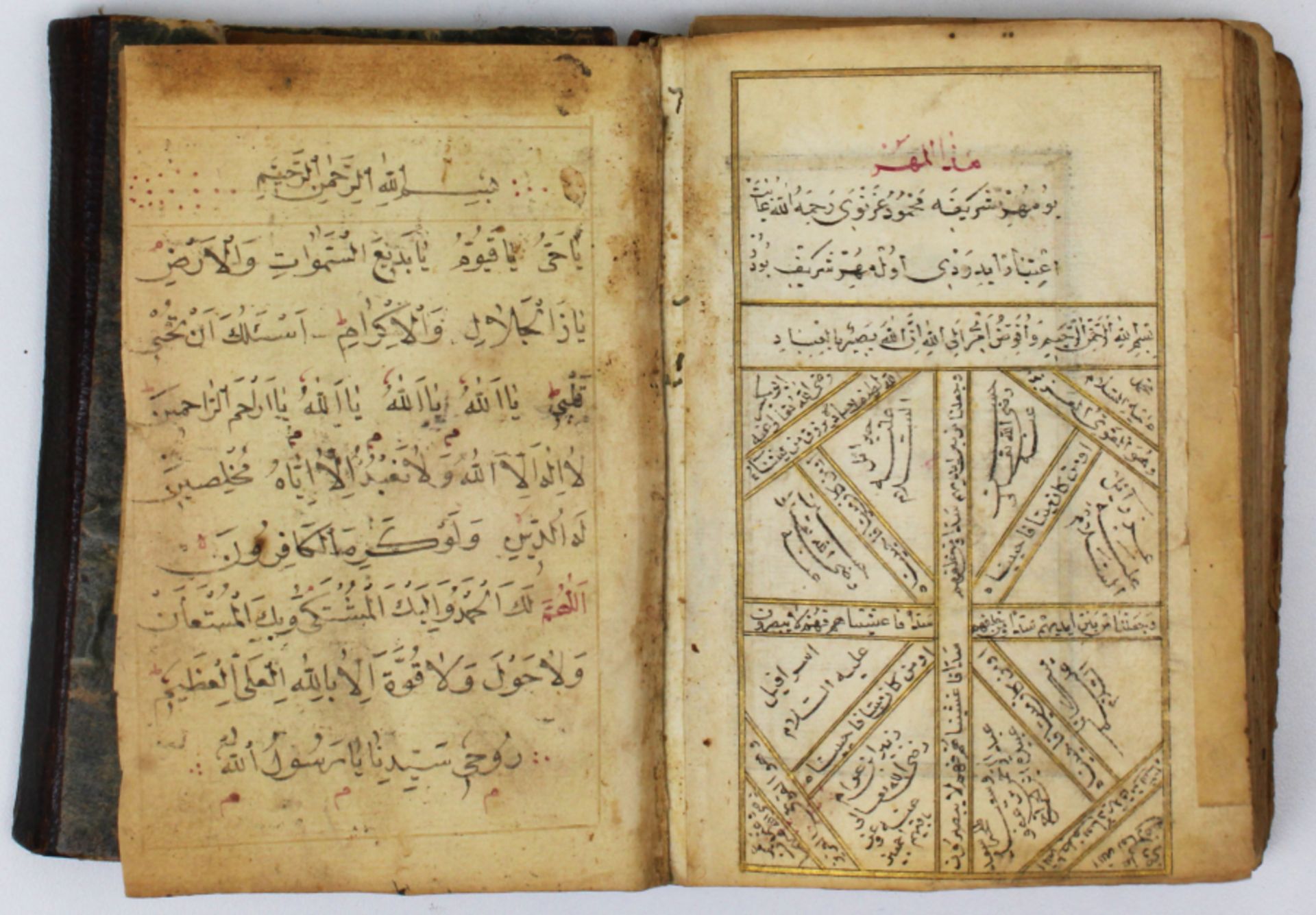 An 18/19th century Islamic book of Dua - Image 10 of 14