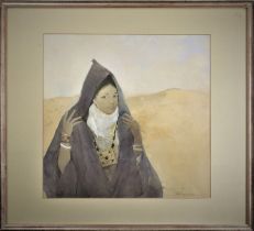 Painting of a Bedouin woman