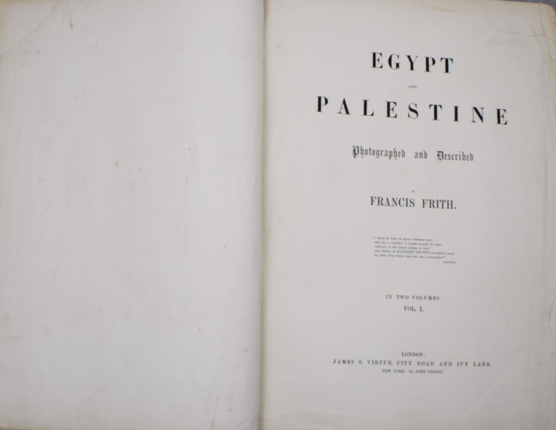 Book of photographs of Egypt and Palestine by Francis Frith - Bild 2 aus 13