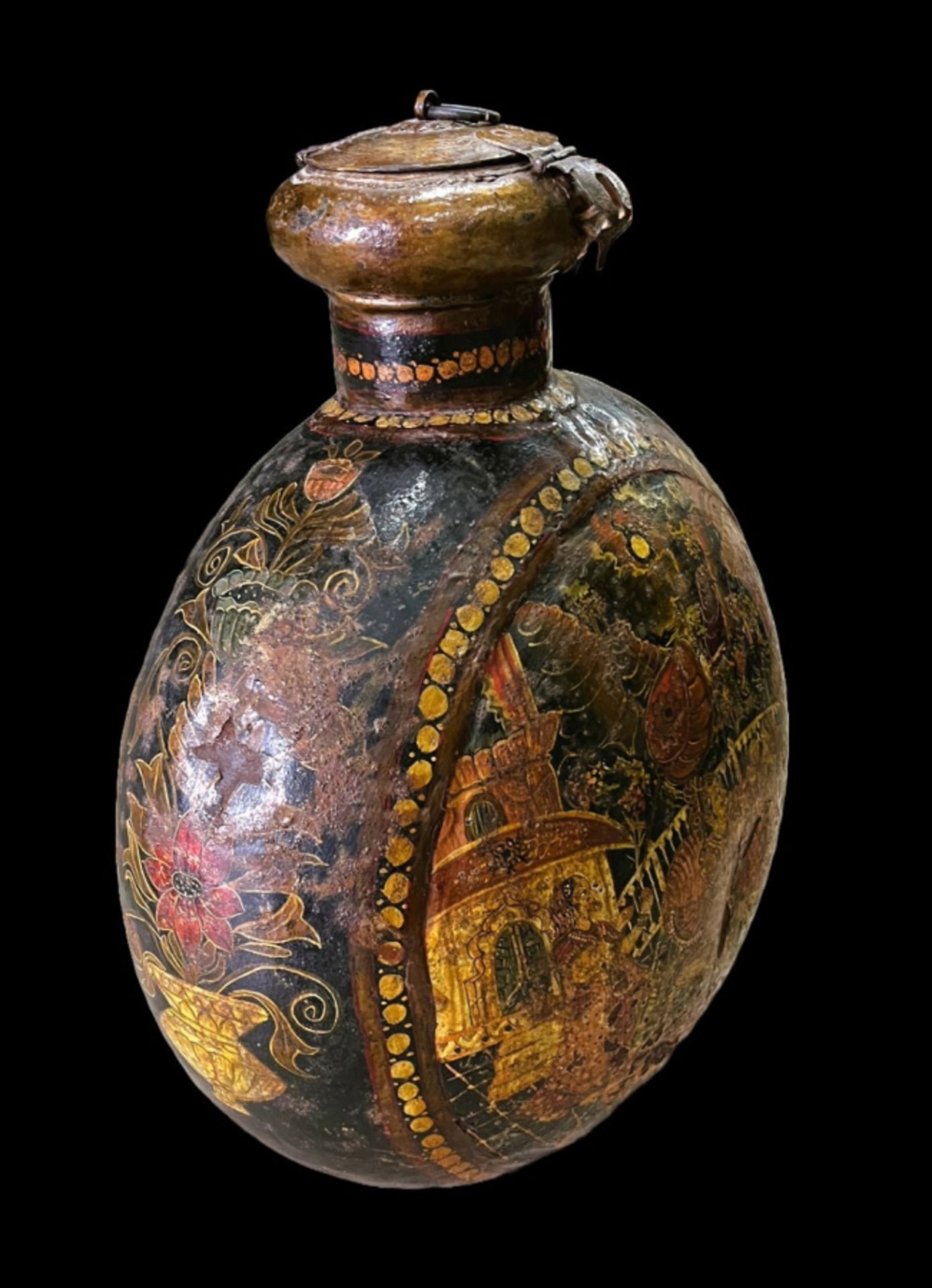 19th century Mongolian metal Jug - Bild 5 aus 10