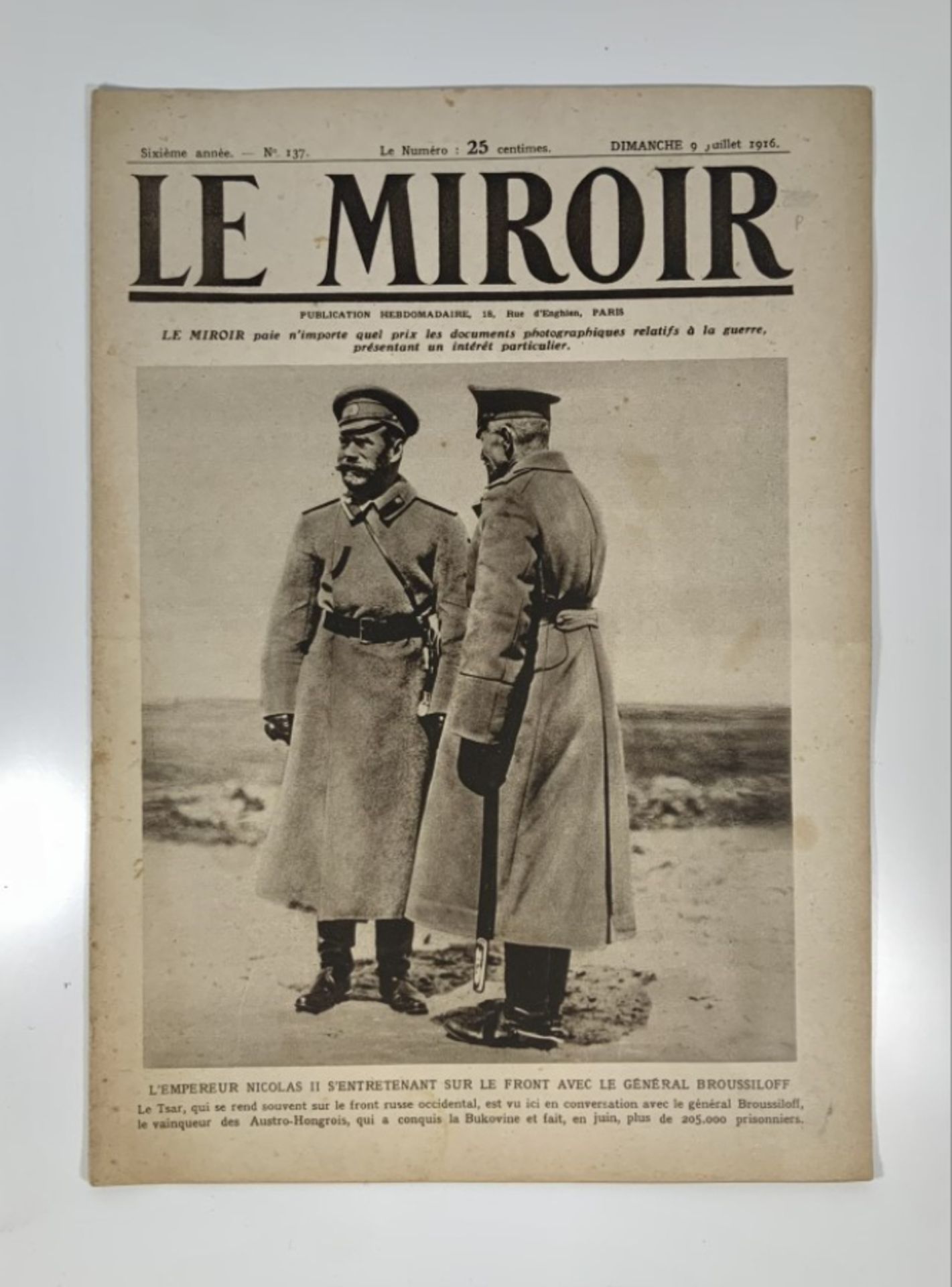 A 1916 edition of the Miroir - Image 2 of 5