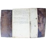 A handwritten book on Fiqh