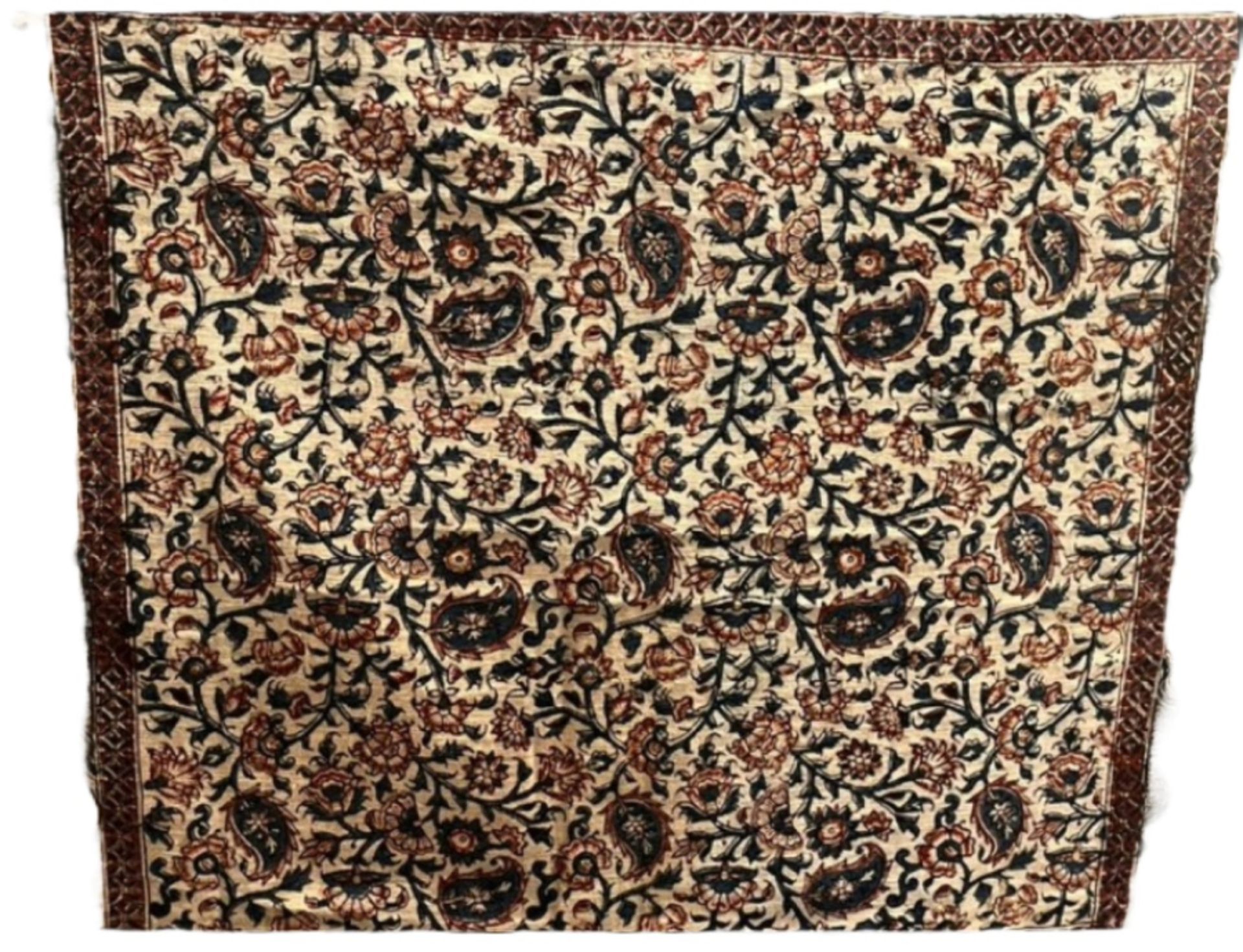 Kalamkari textile with islamic calligraphy - Image 8 of 12