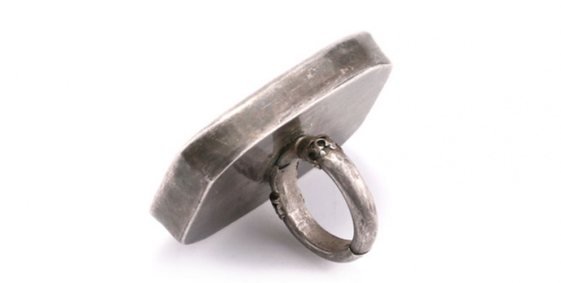Three Ottoman silver rings - Image 3 of 11