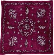 Red Ottoman embroidery