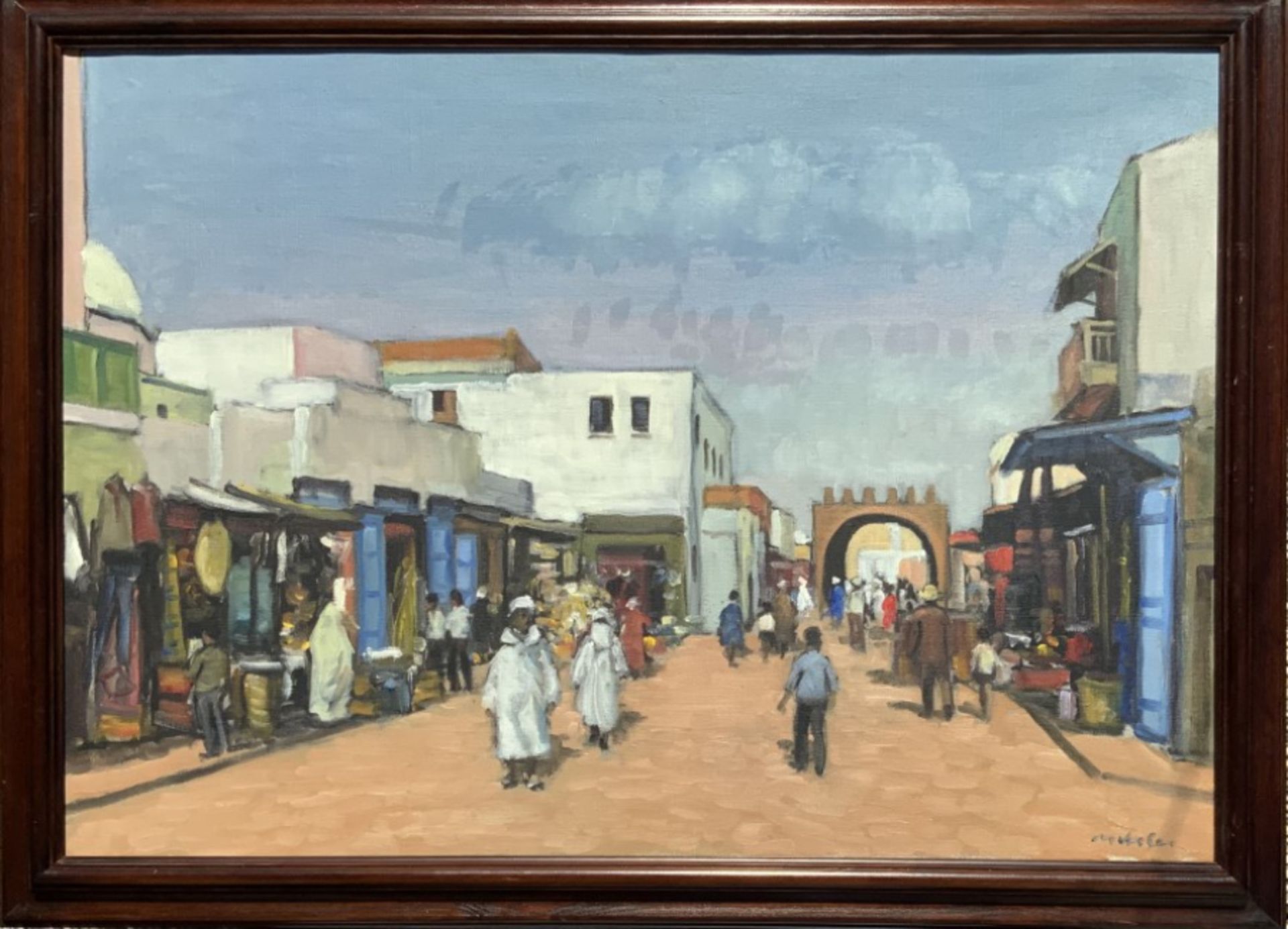 Market street in Monastir Tunisia - Image 2 of 3