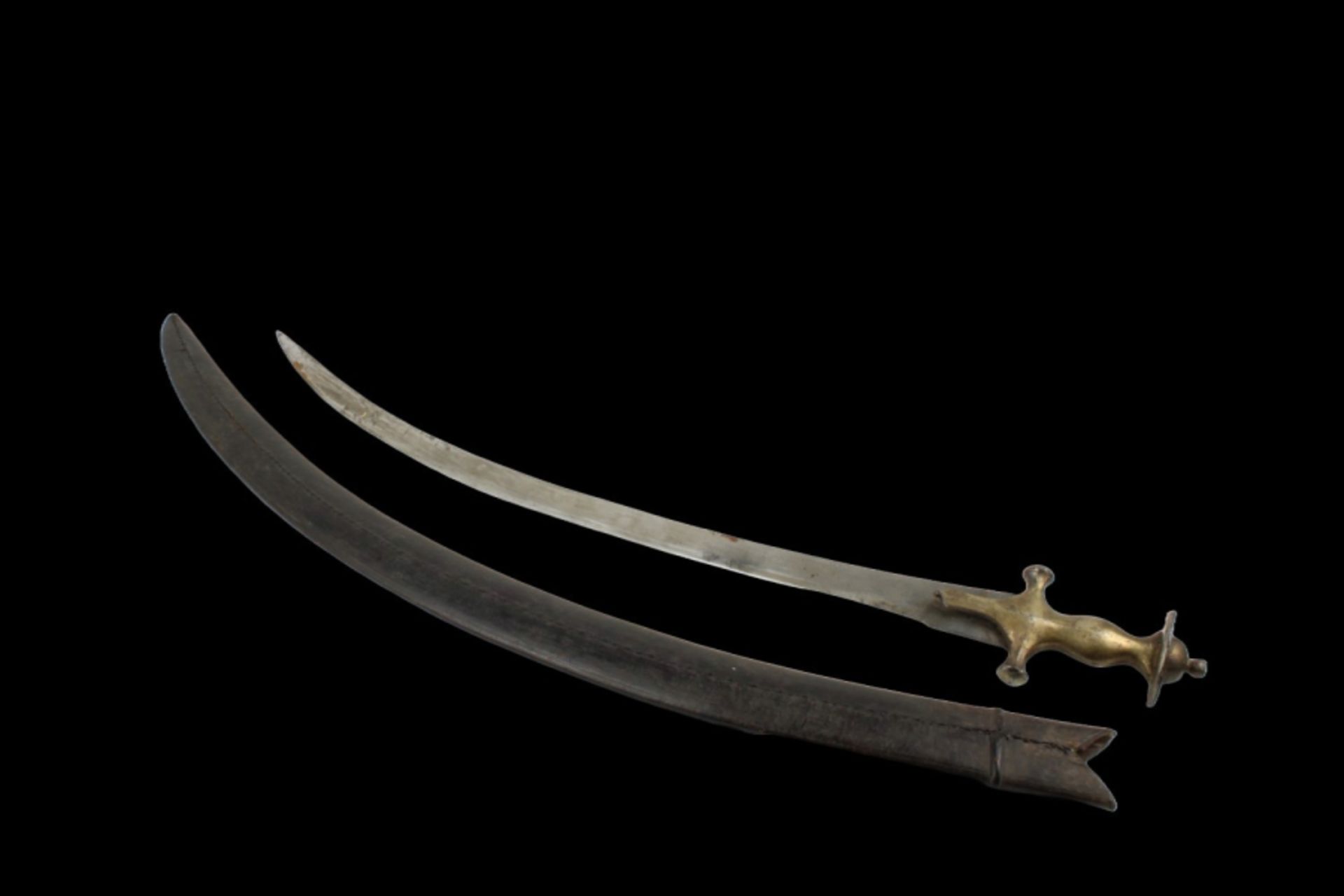 19th century Tulwar sword India - Image 4 of 6