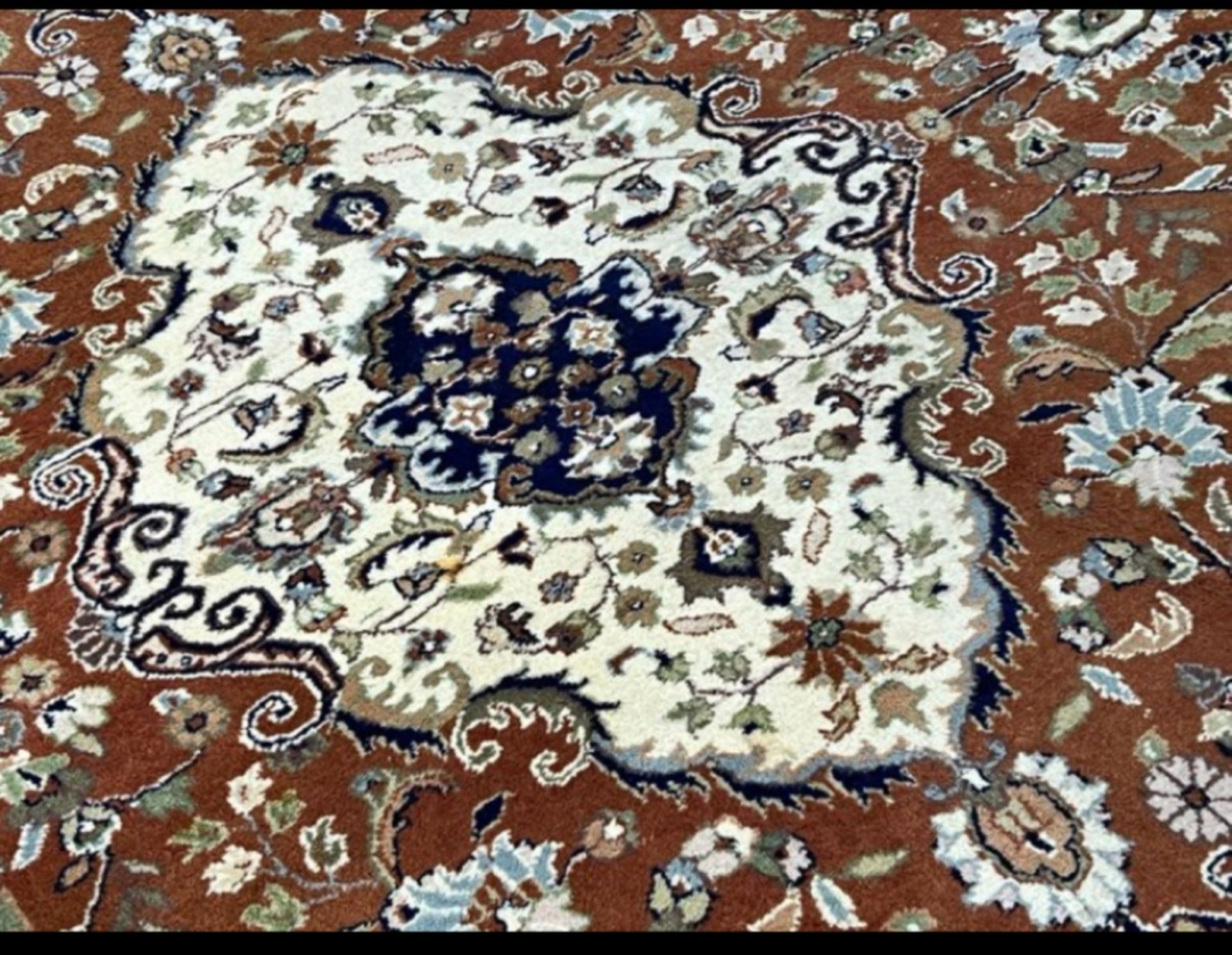 Tabriz carpet Iran wool mid 20th century  - Bild 2 aus 9