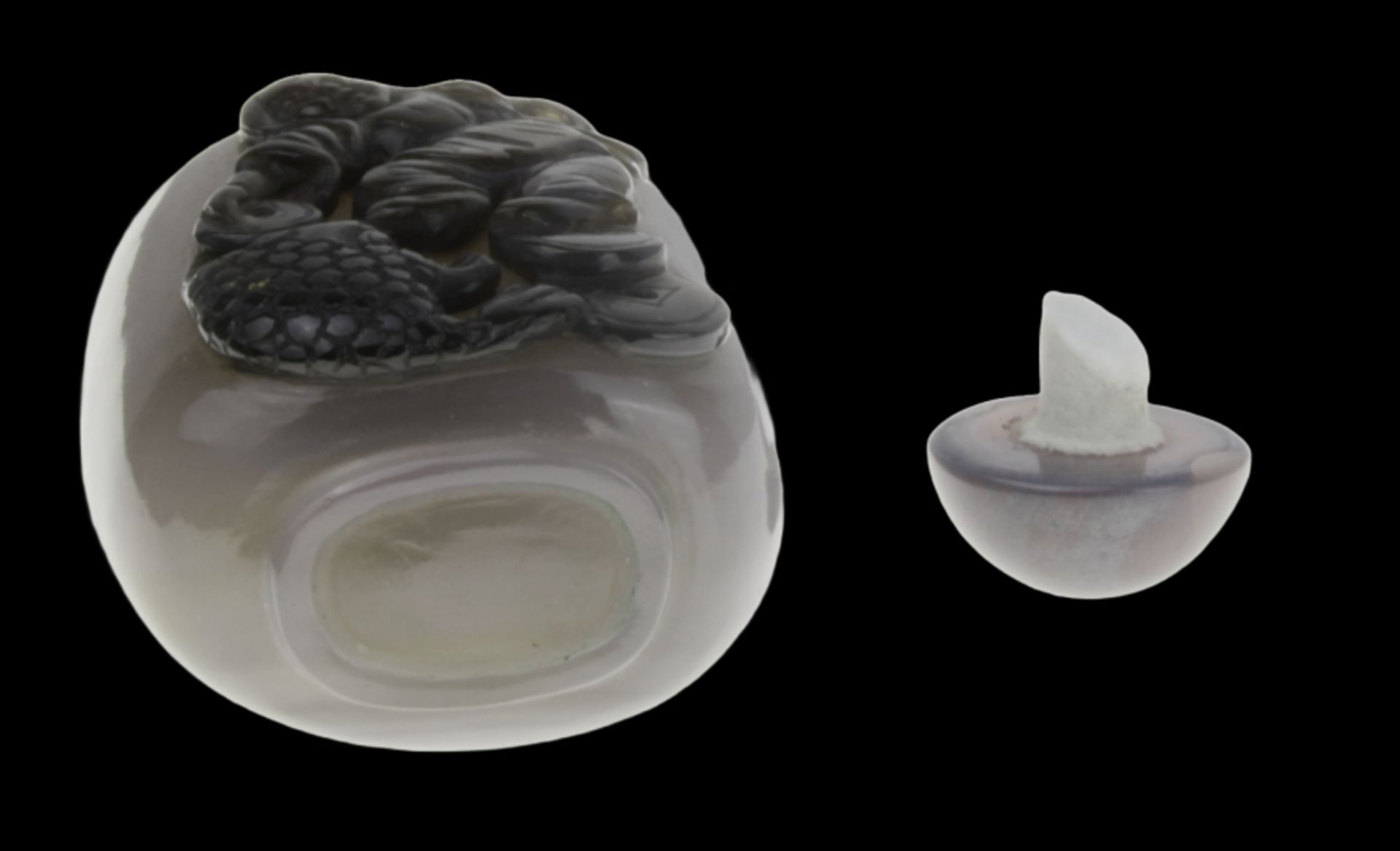 Chinese Agate snuff bottle - Image 5 of 5