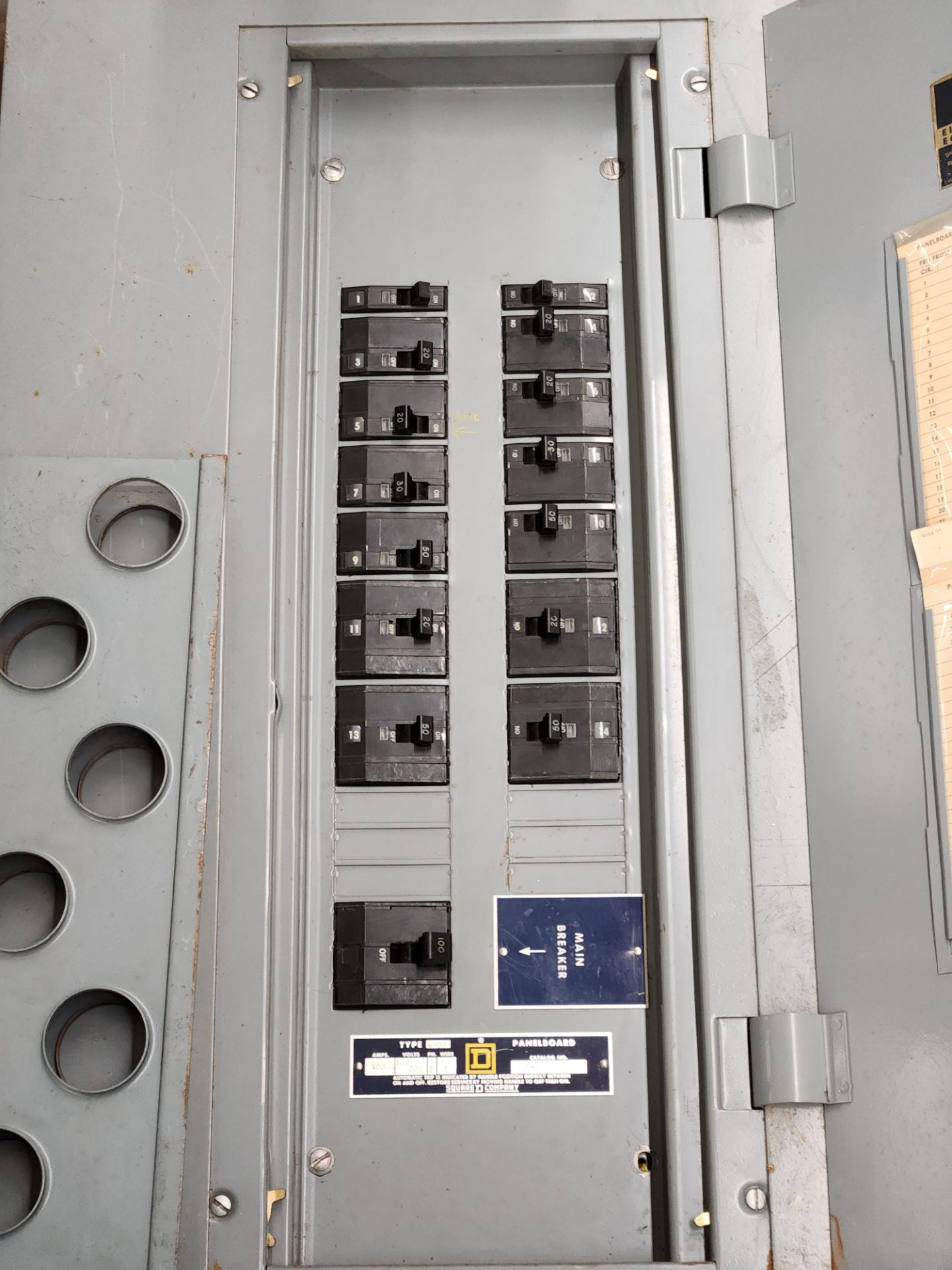 Square D Panel Board & Safety Switch - Image 3 of 4