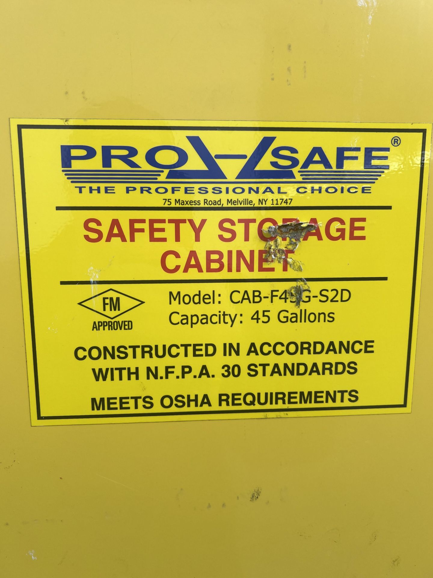 Flammable Safety Storage Cabinet - Image 2 of 4
