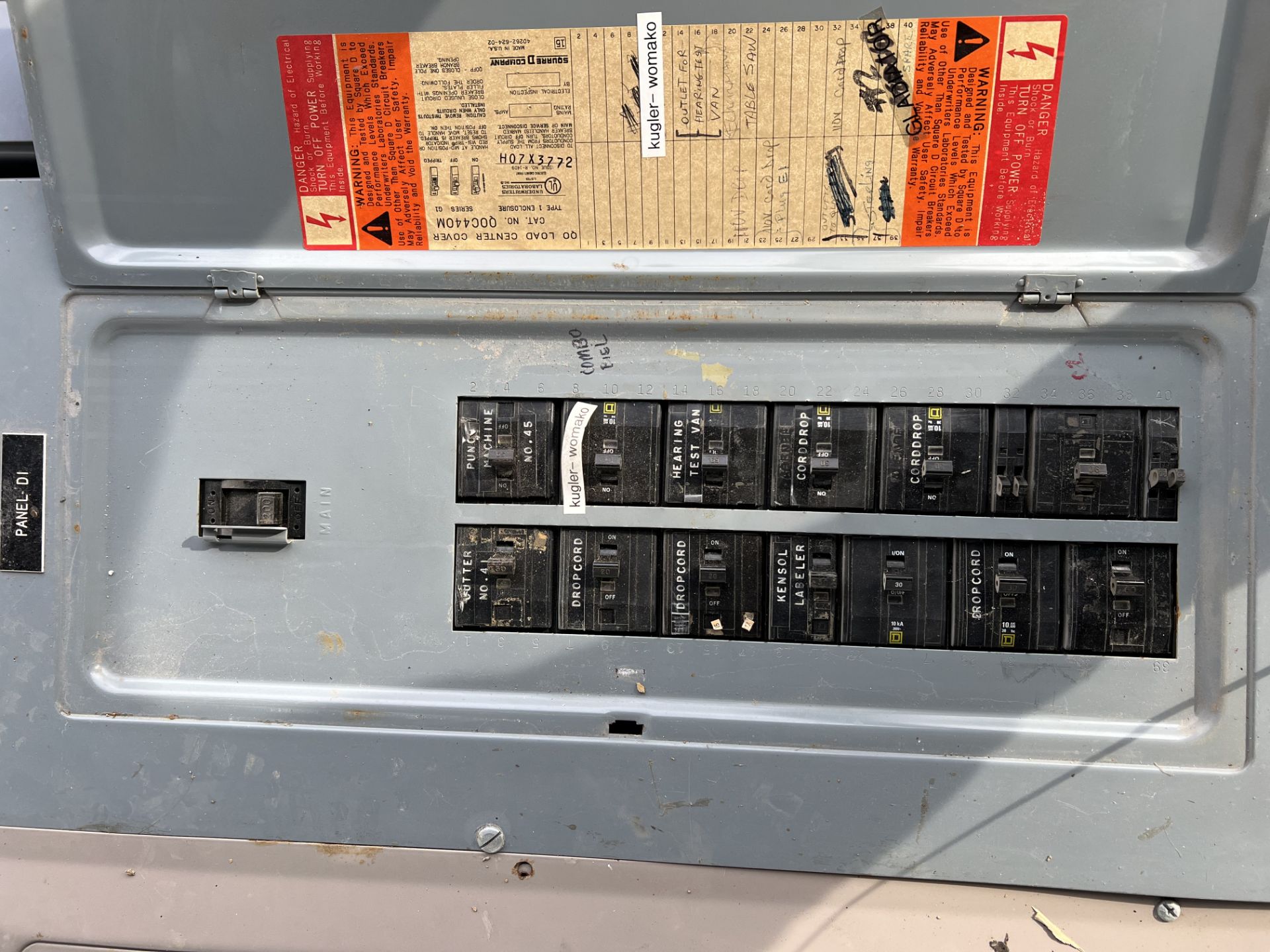 Lot of 3 Electrical Panels - Image 3 of 4