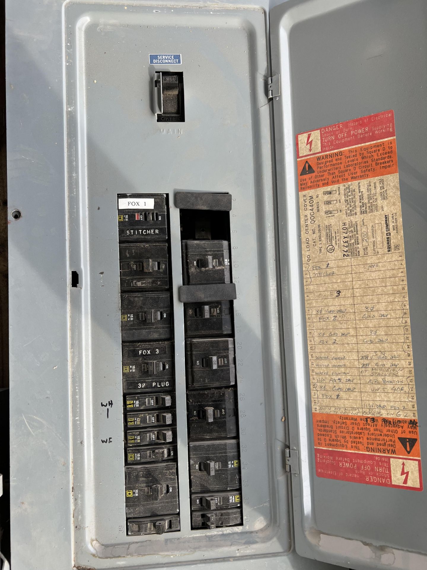 Lot of 3 Electrical Panels - Image 2 of 2