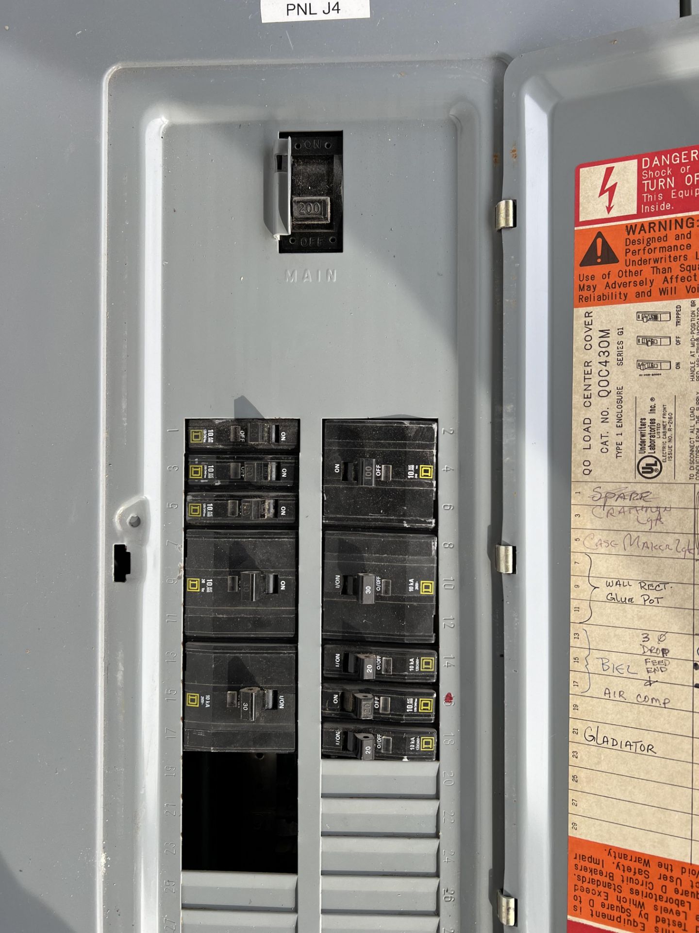 Lot of 3 Electrical Panels - Image 3 of 4