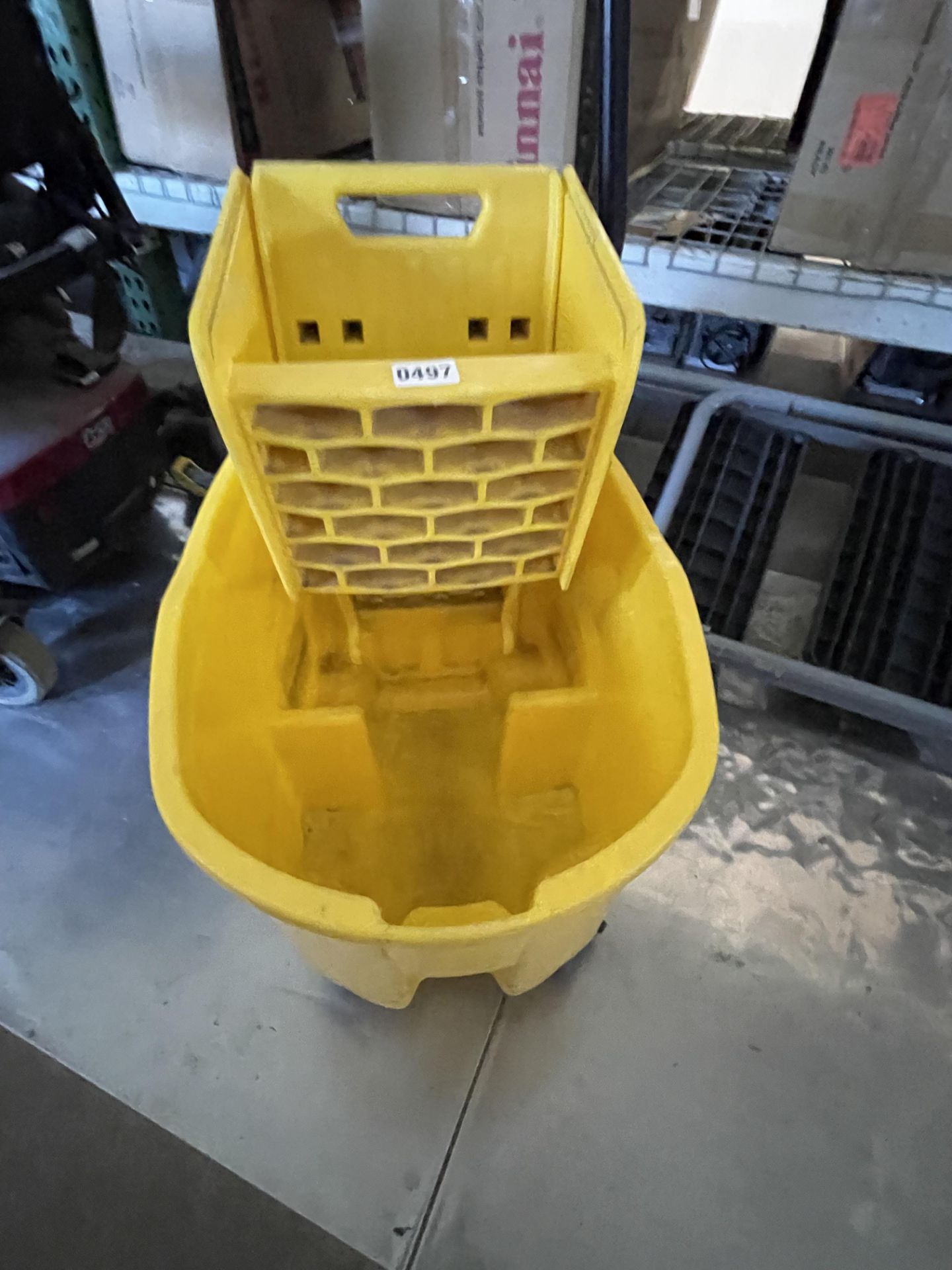 Mop Bucket and Ladder