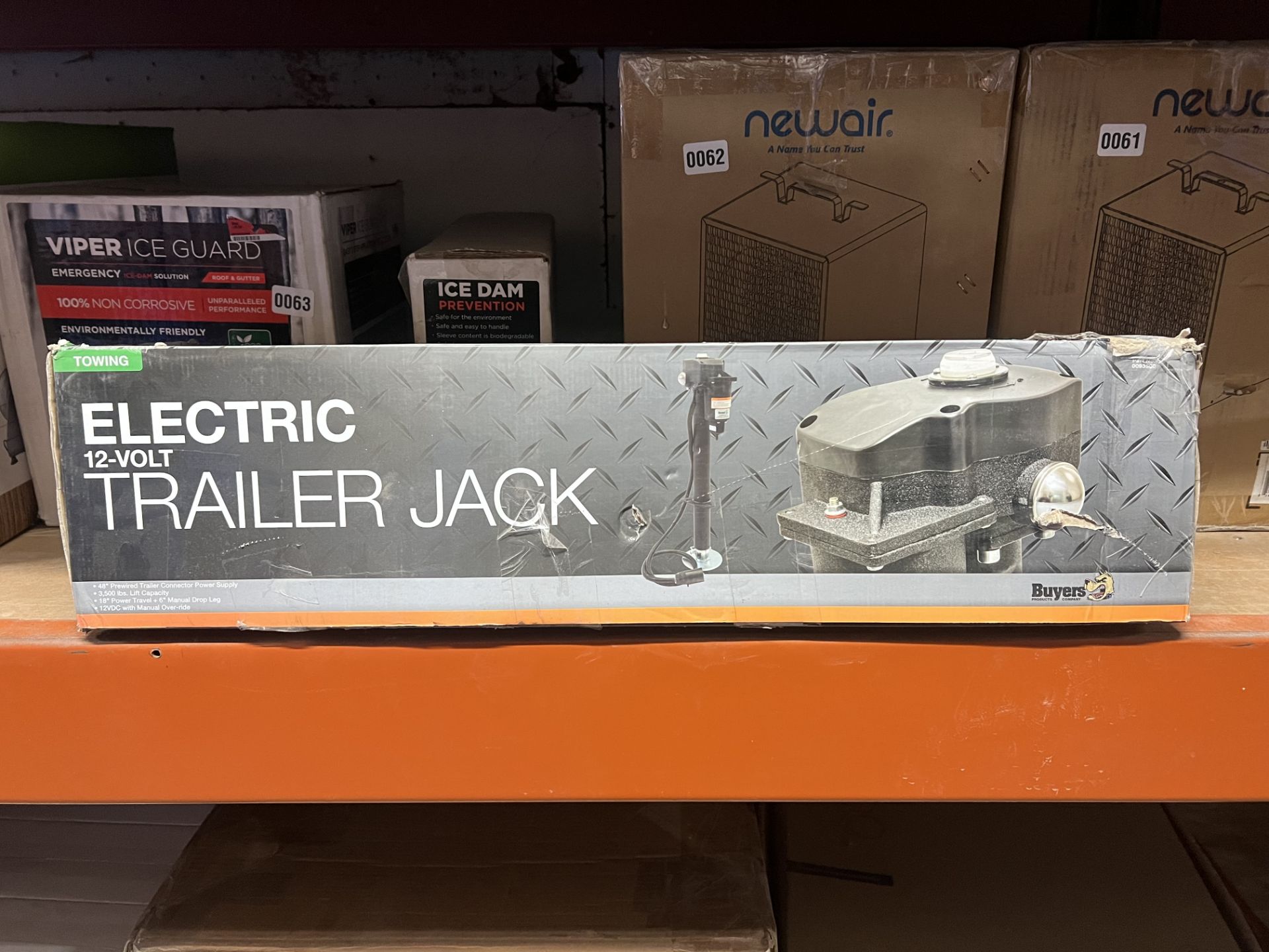 Buyers Electric Trailer Jack 12v