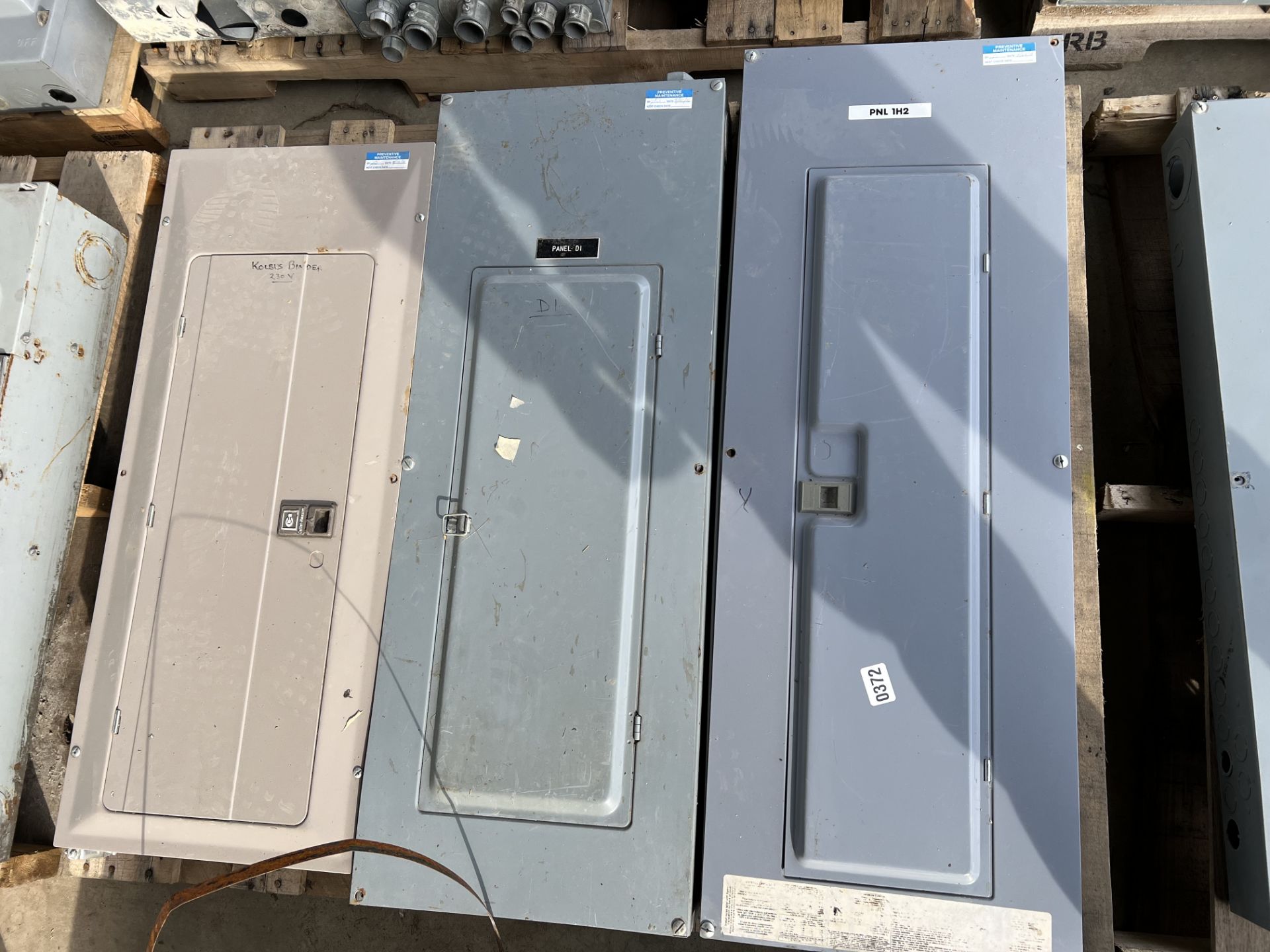 Lot of 3 Electrical Panels