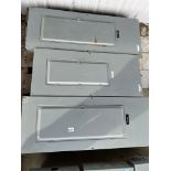 Lot of 3 Electrical Panels