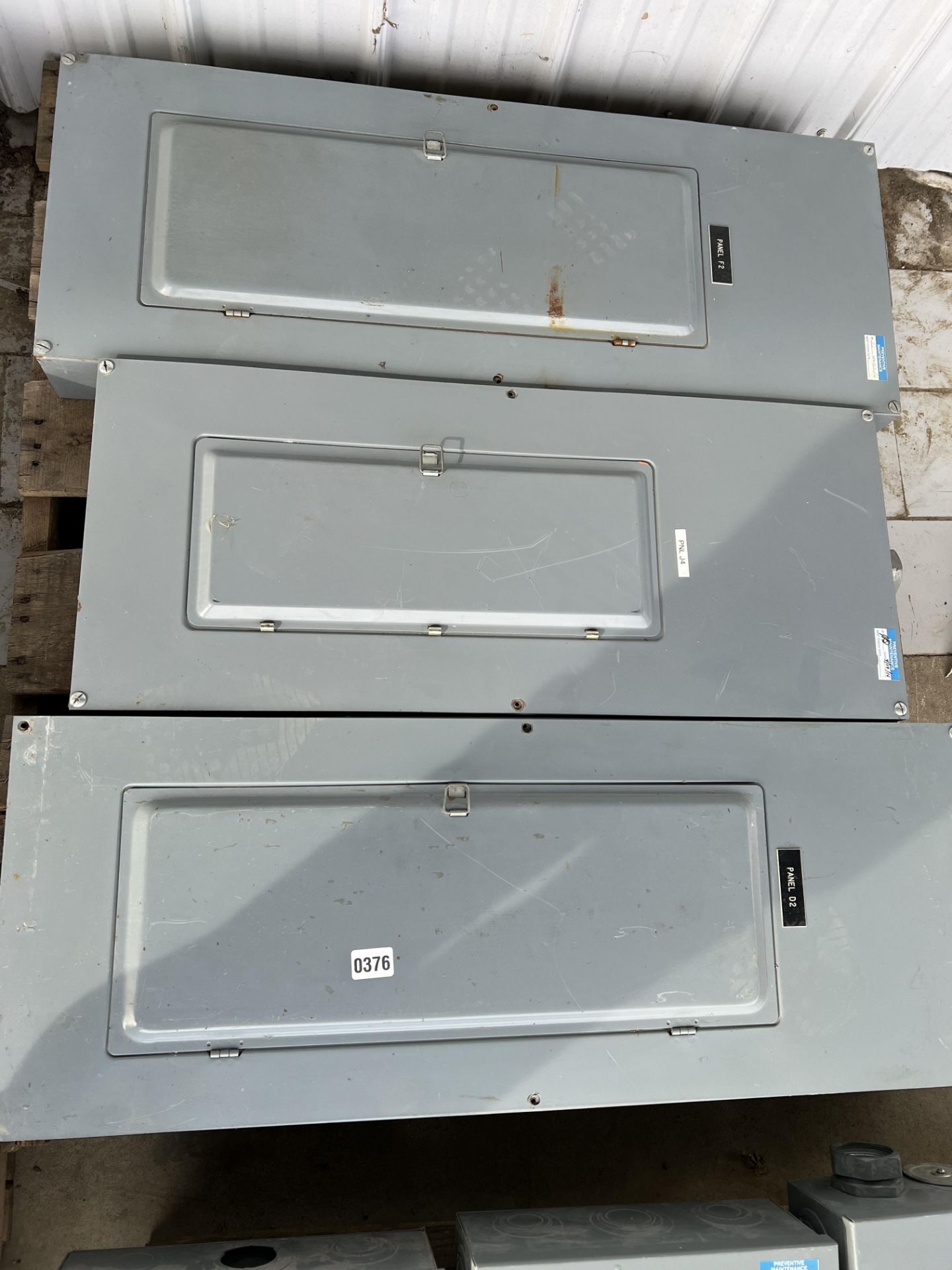 Lot of 3 Electrical Panels