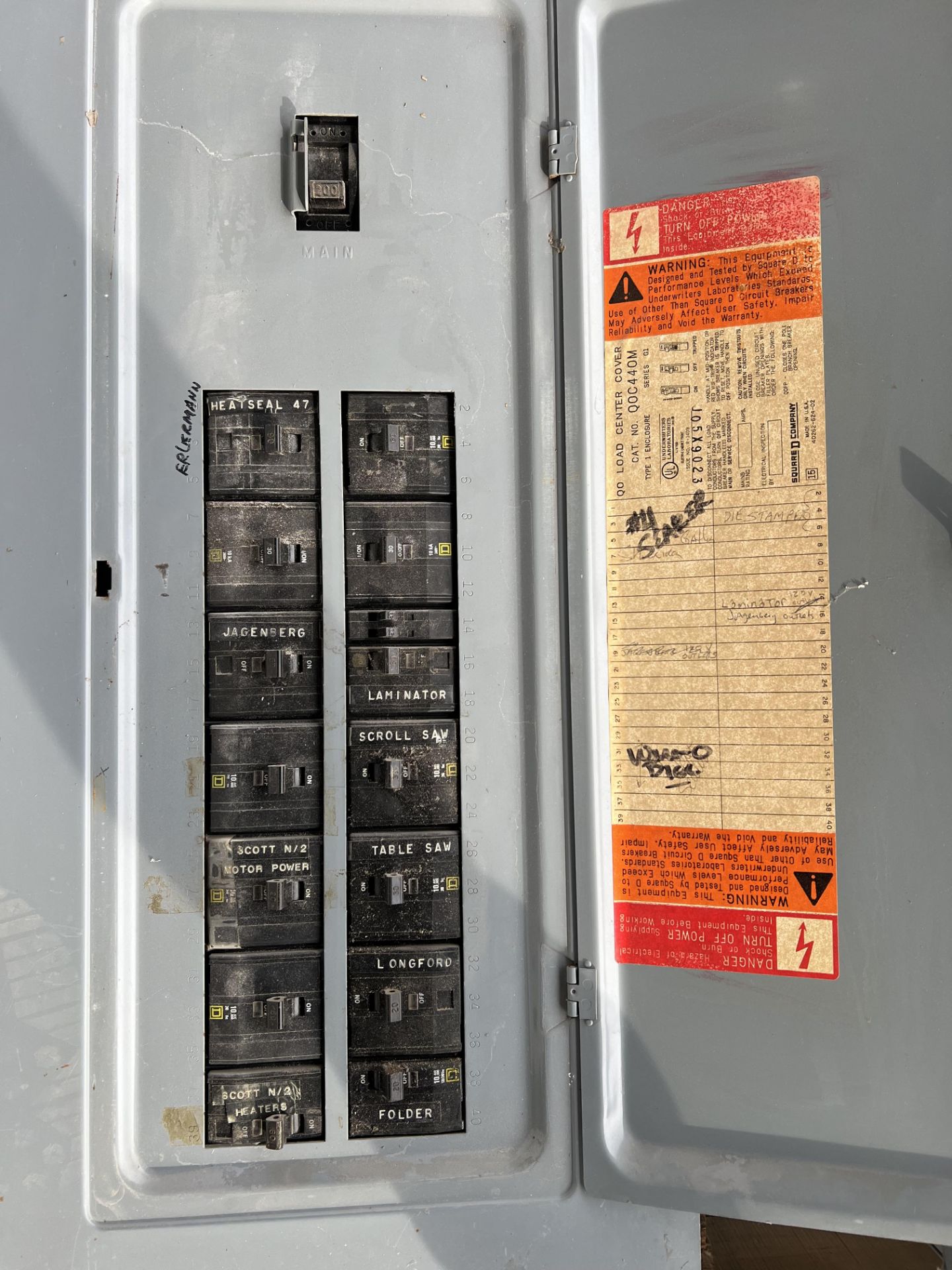 Lot of 3 Electrical Panels - Image 2 of 4