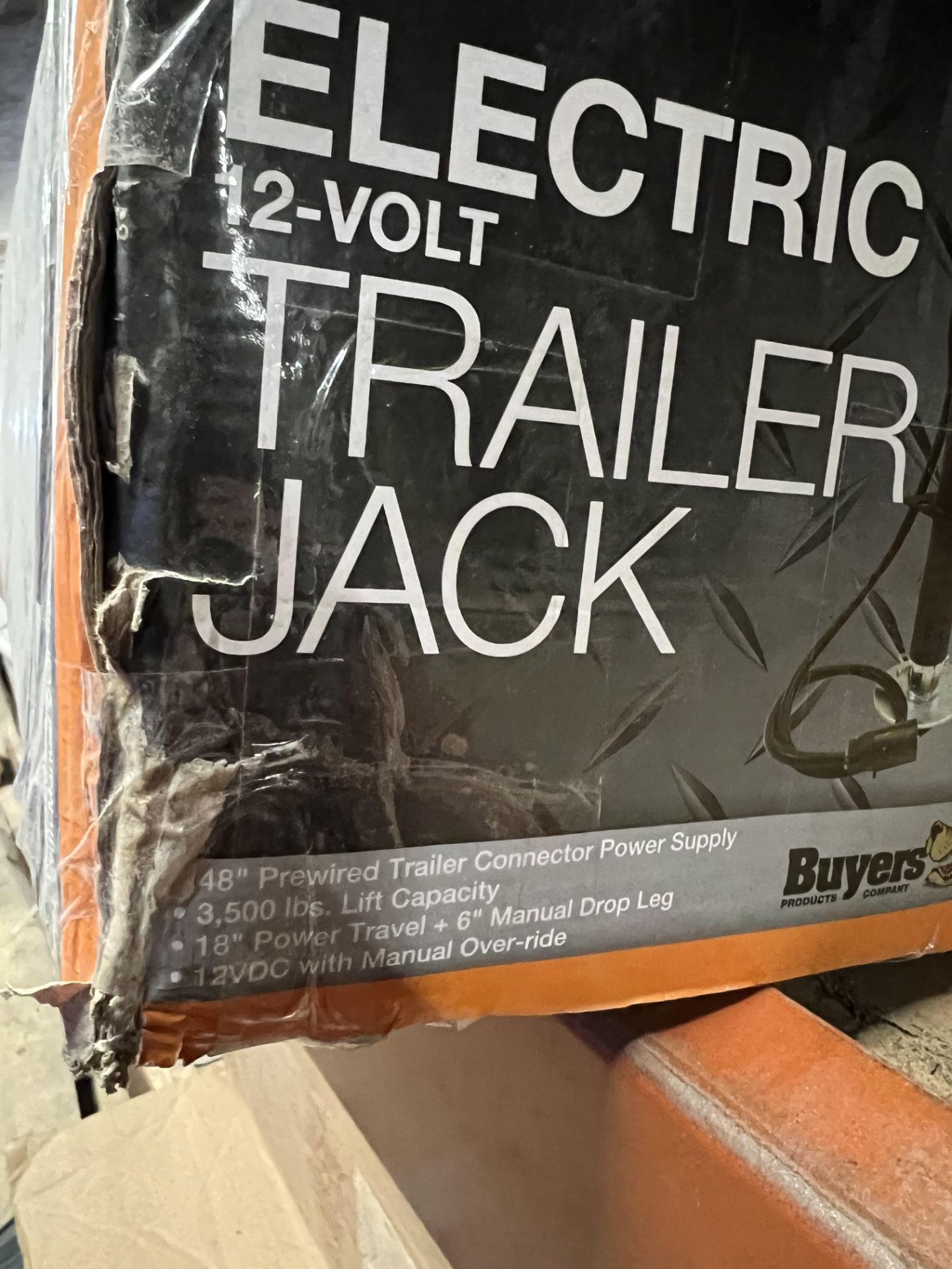 Buyers Electric Trailer Jack 12v - Image 2 of 2