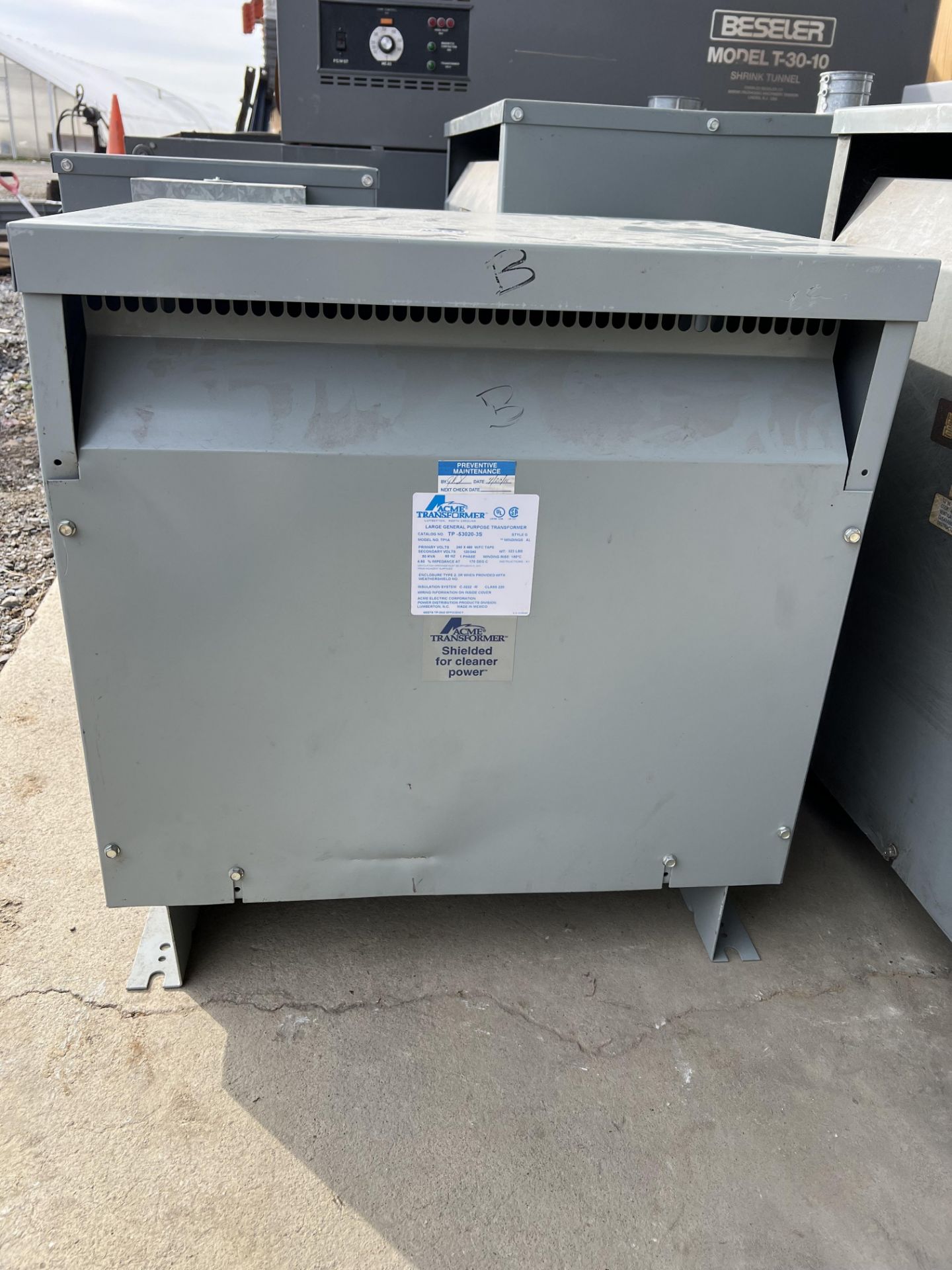 Acme Large General Purpose Transformer 50 KVA, 1 Phase