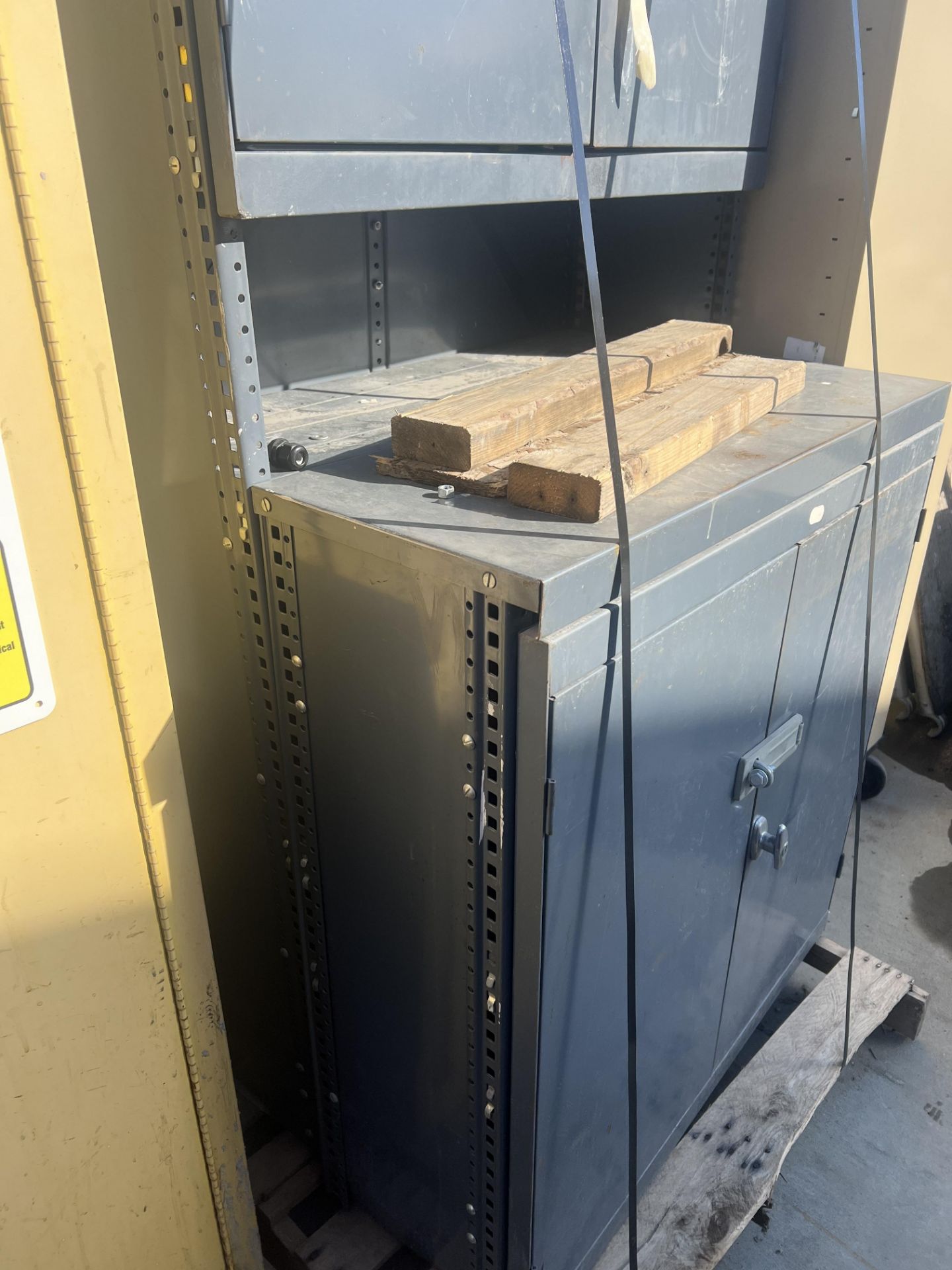 Storage Cabinet with Desk Top Workstation - Image 2 of 3