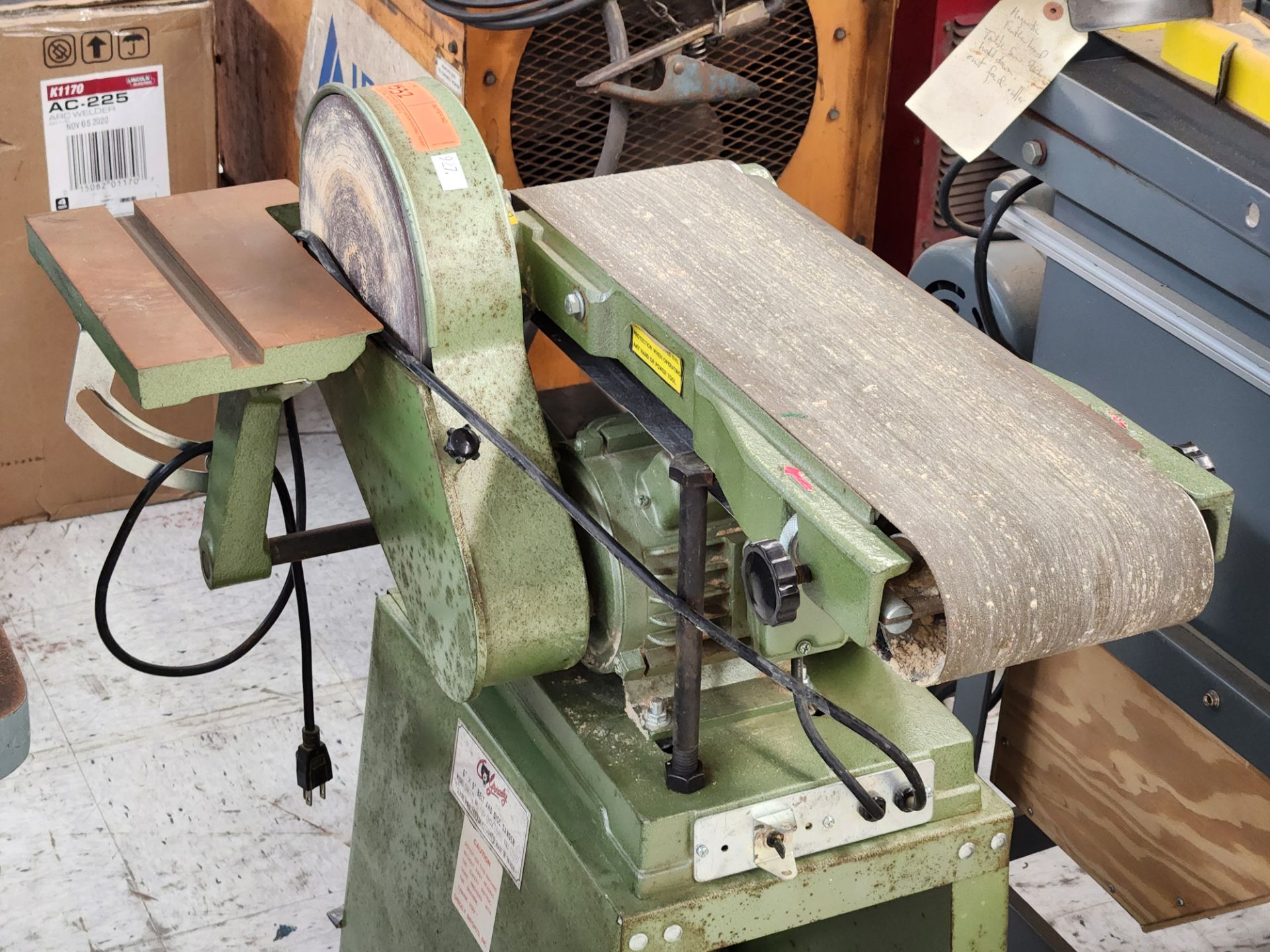 Grizzly Belt & Disc Sander - Image 2 of 4