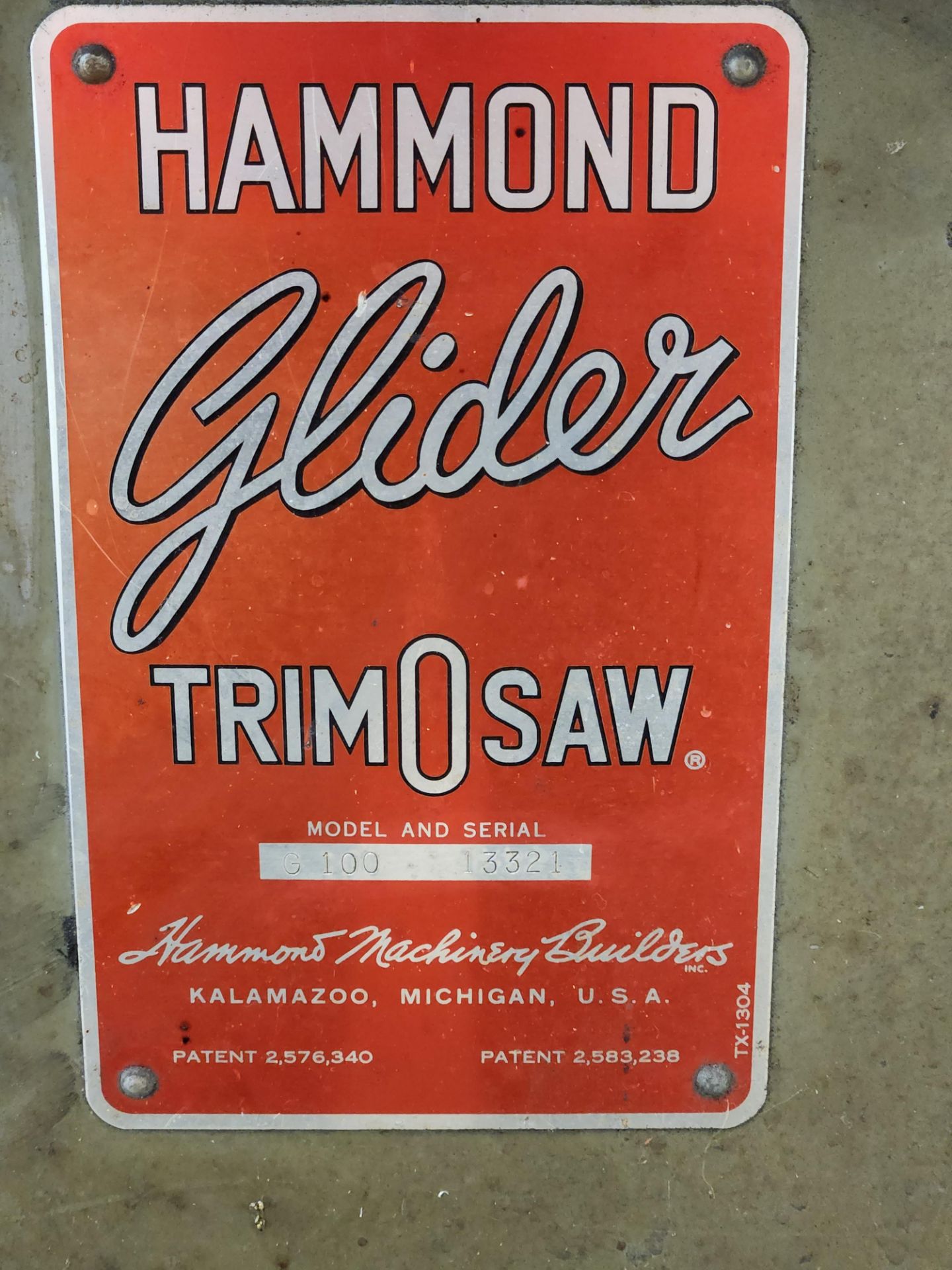 Hammond Glider TrimOSaw - Image 3 of 5