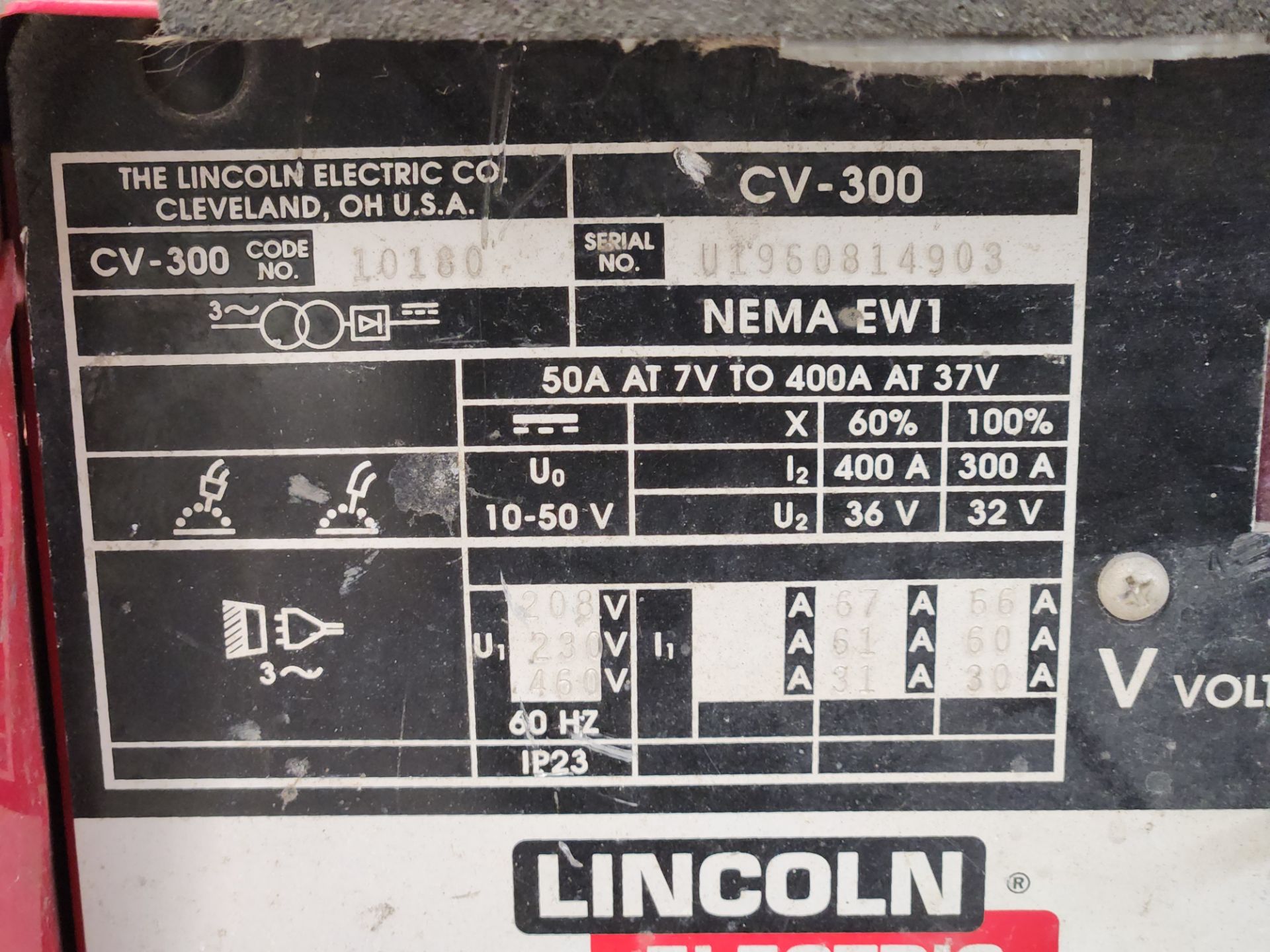 Lincoln Electric Portbale Welder - Image 3 of 4