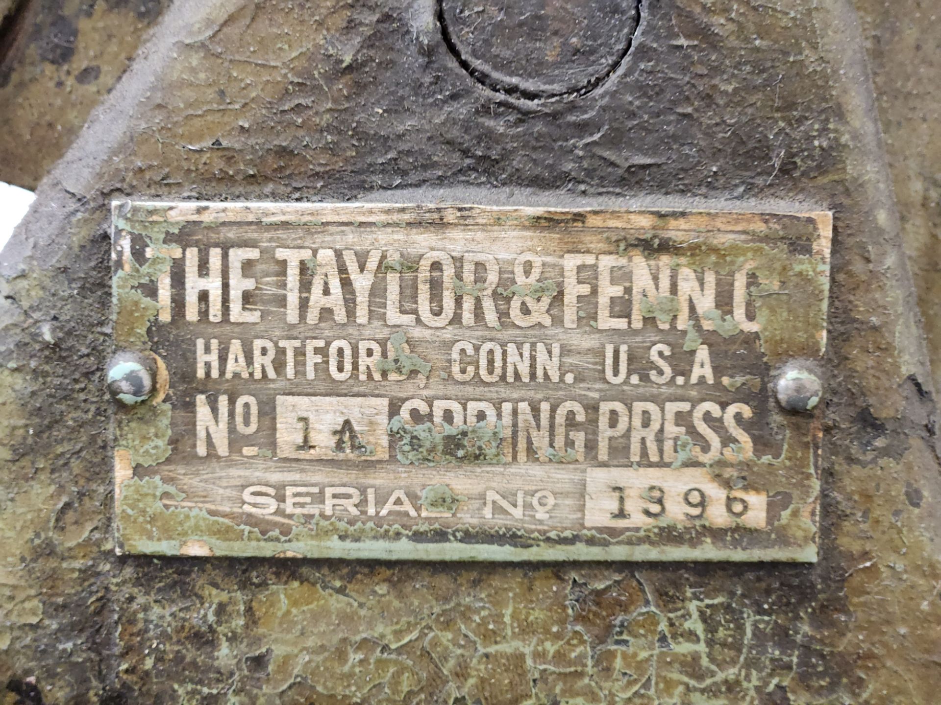 The Taylor & Fenn Co Spring Press - Image 3 of 4