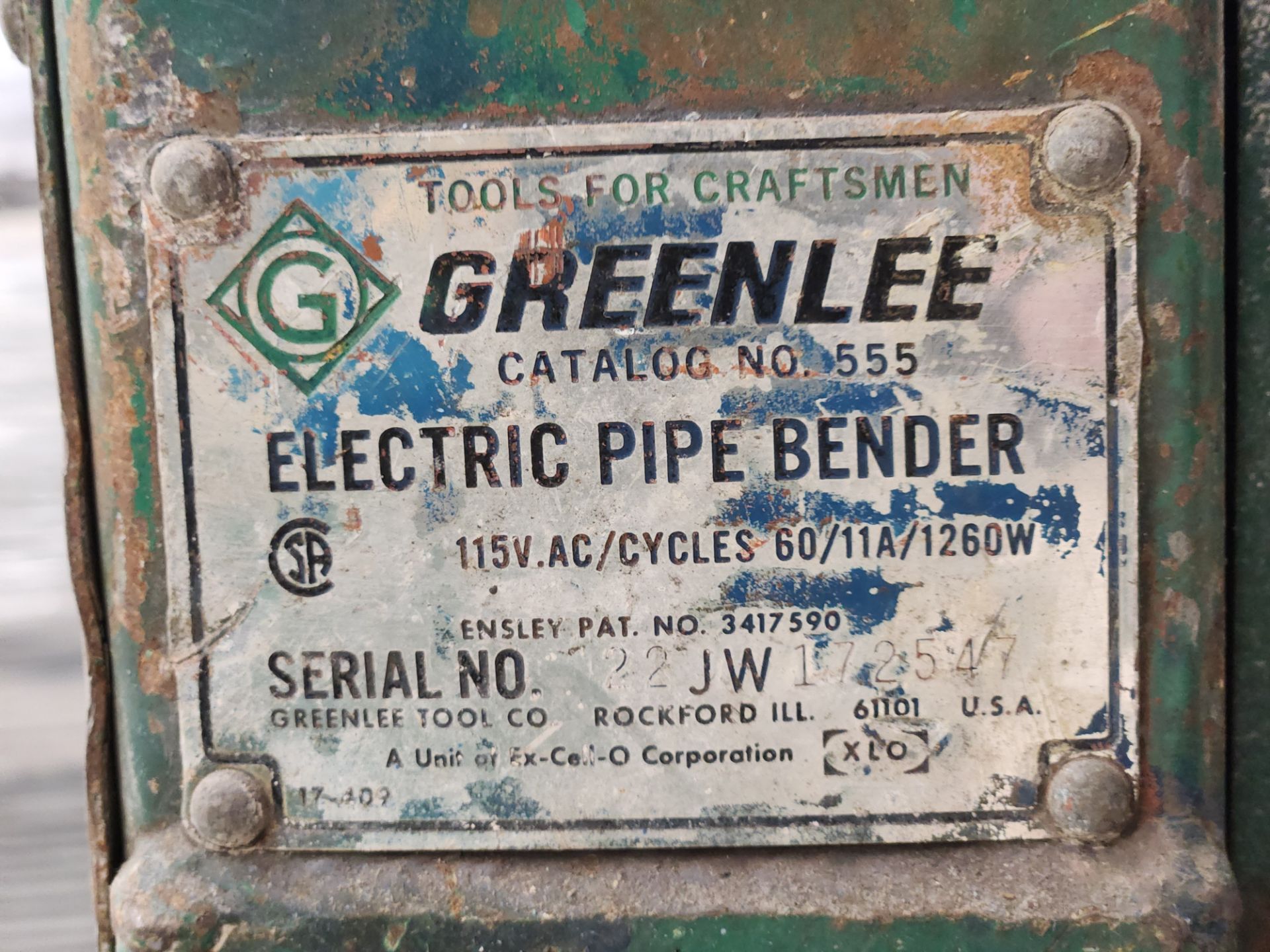 Greenlee Electric Pipe Bender - Image 4 of 4