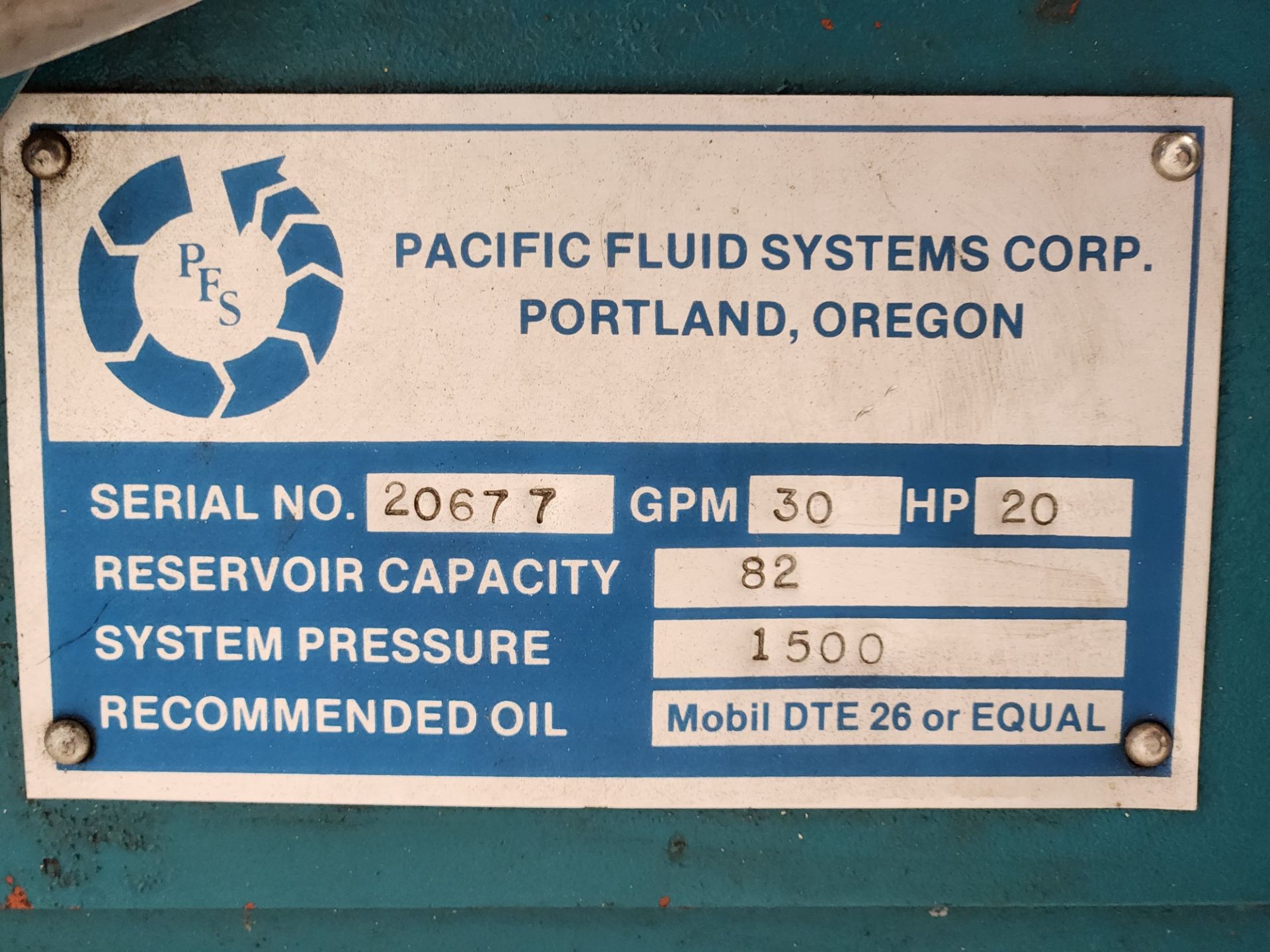 Pacific Fluid Systems Hydraulic Unit - Image 6 of 7