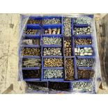 Skid Lot - (24) Bins of Assorted Nuts & Bolts