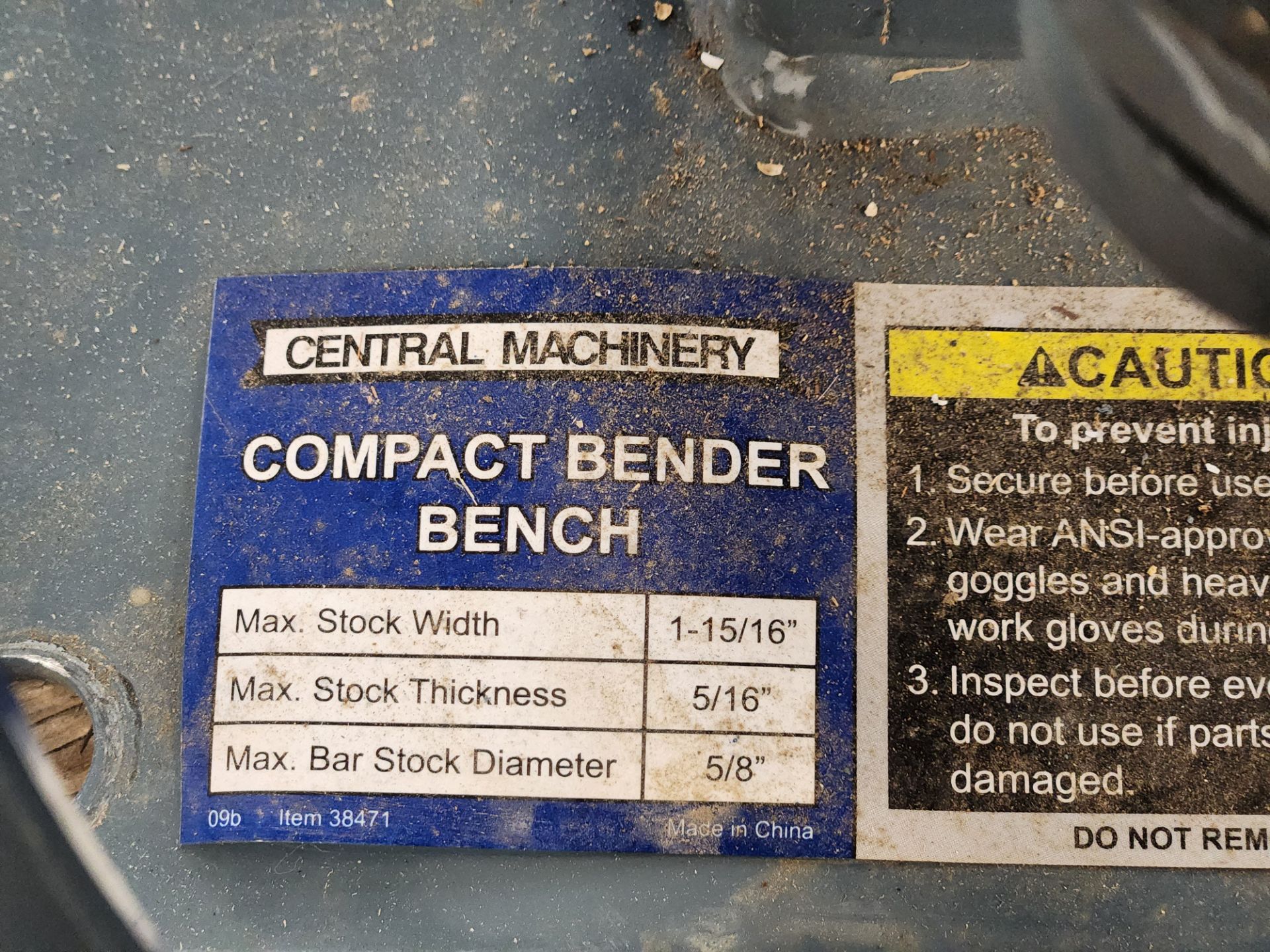 Central Machinery Compact Bender Bench - Image 2 of 2