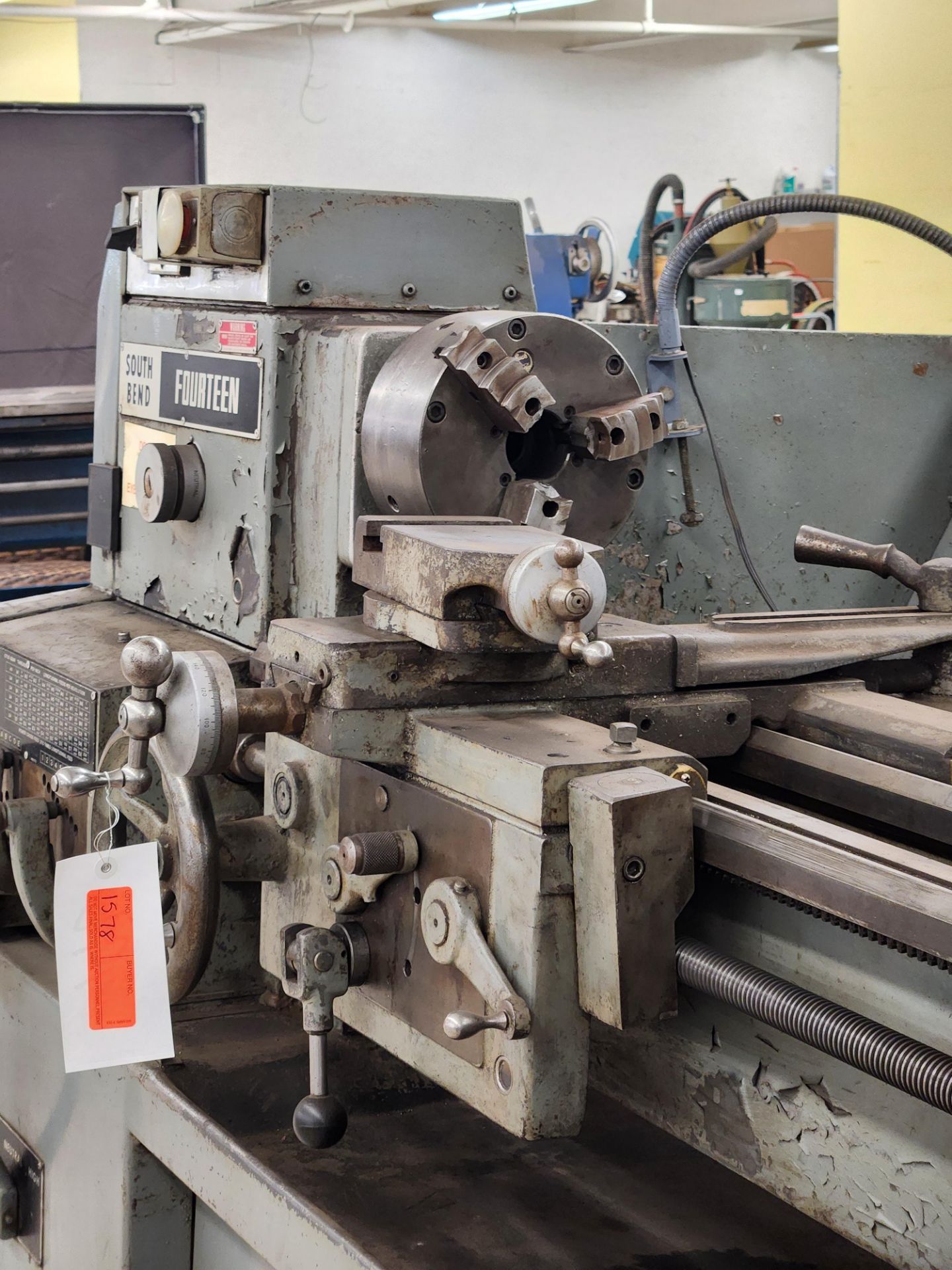 Southbend Fourteen Industrial Lathe - Image 3 of 6