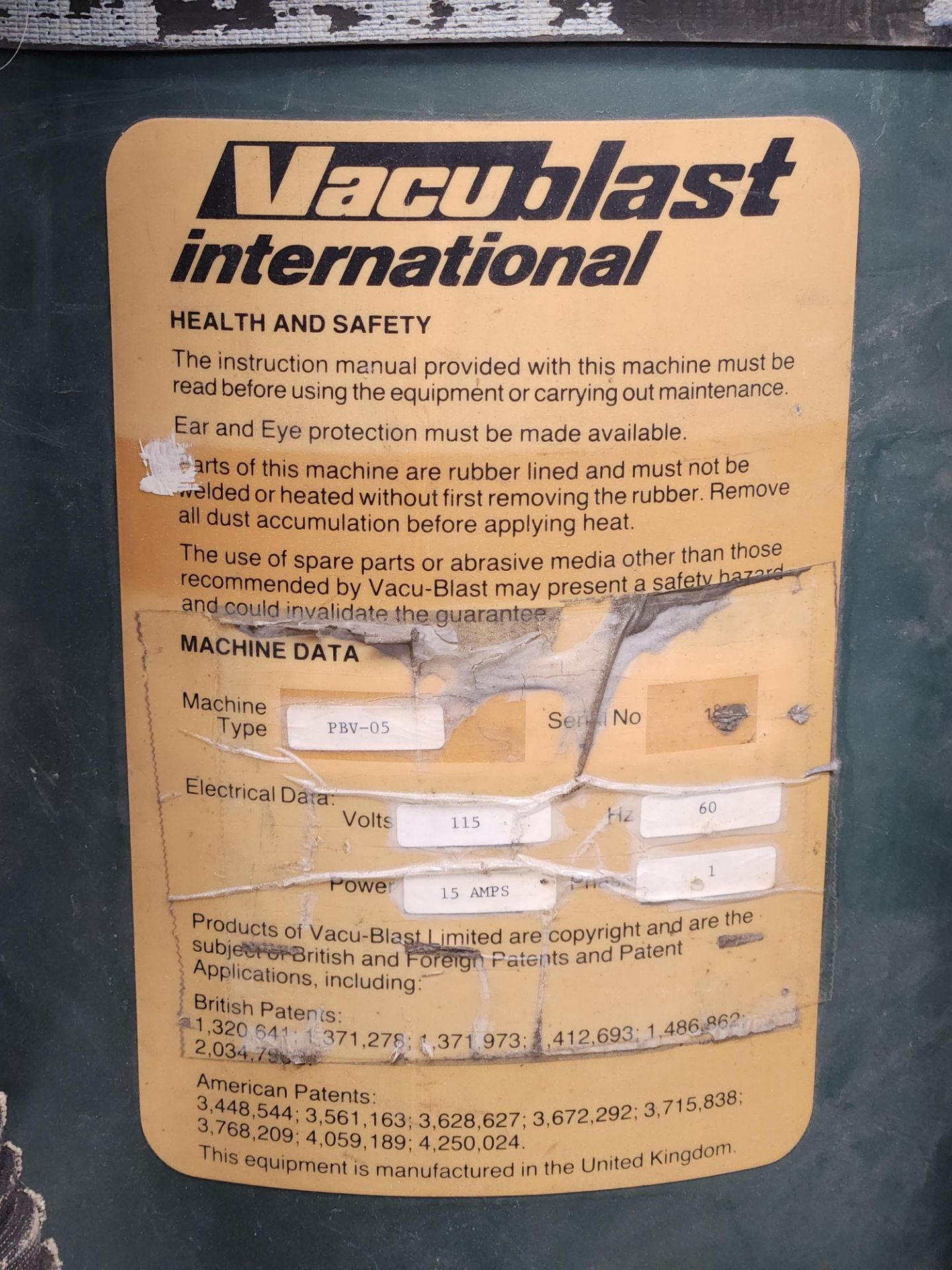 Vacublast Portable Pressure Feed Blast Unit - Image 2 of 3