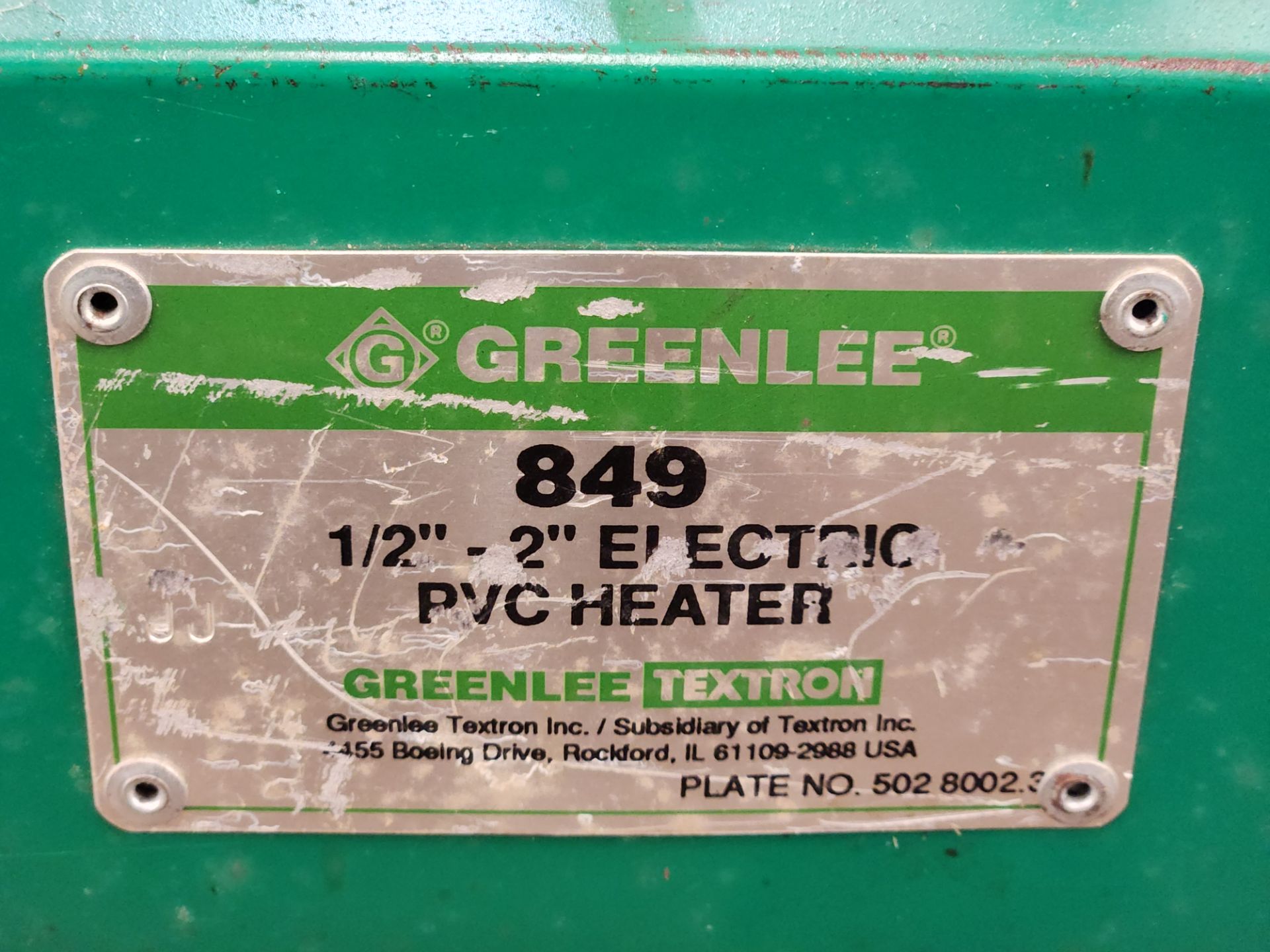 Greenlee 849 1/2" - 2" Electric PVC Heater - Image 2 of 3