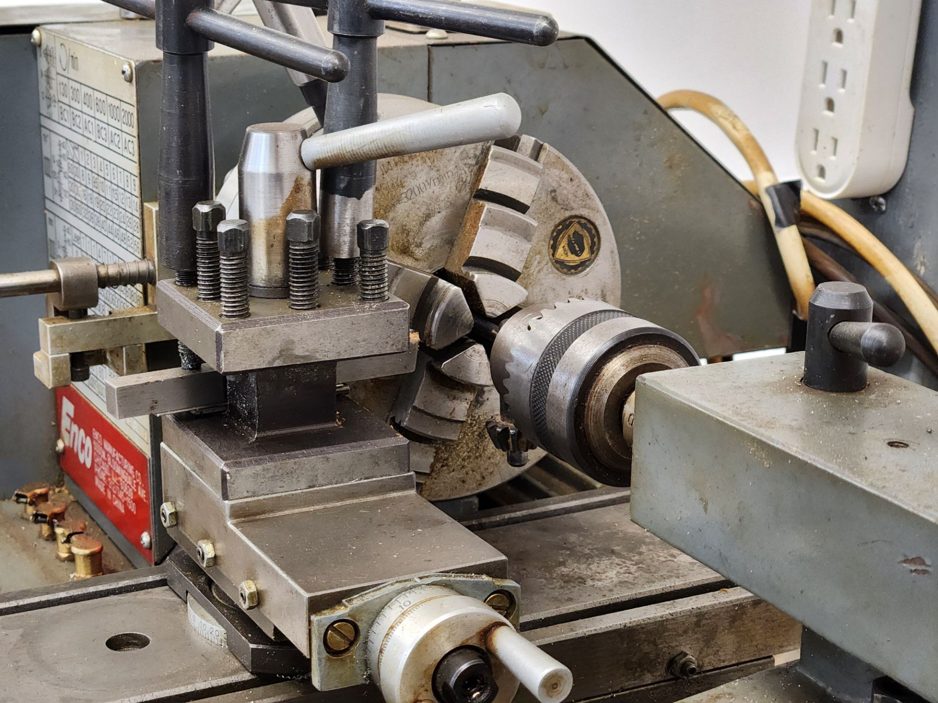 Enco Table Top Lathe - Image 3 of 8