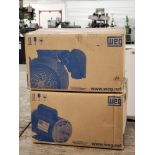 (2) Weg 1PH 115V Motors