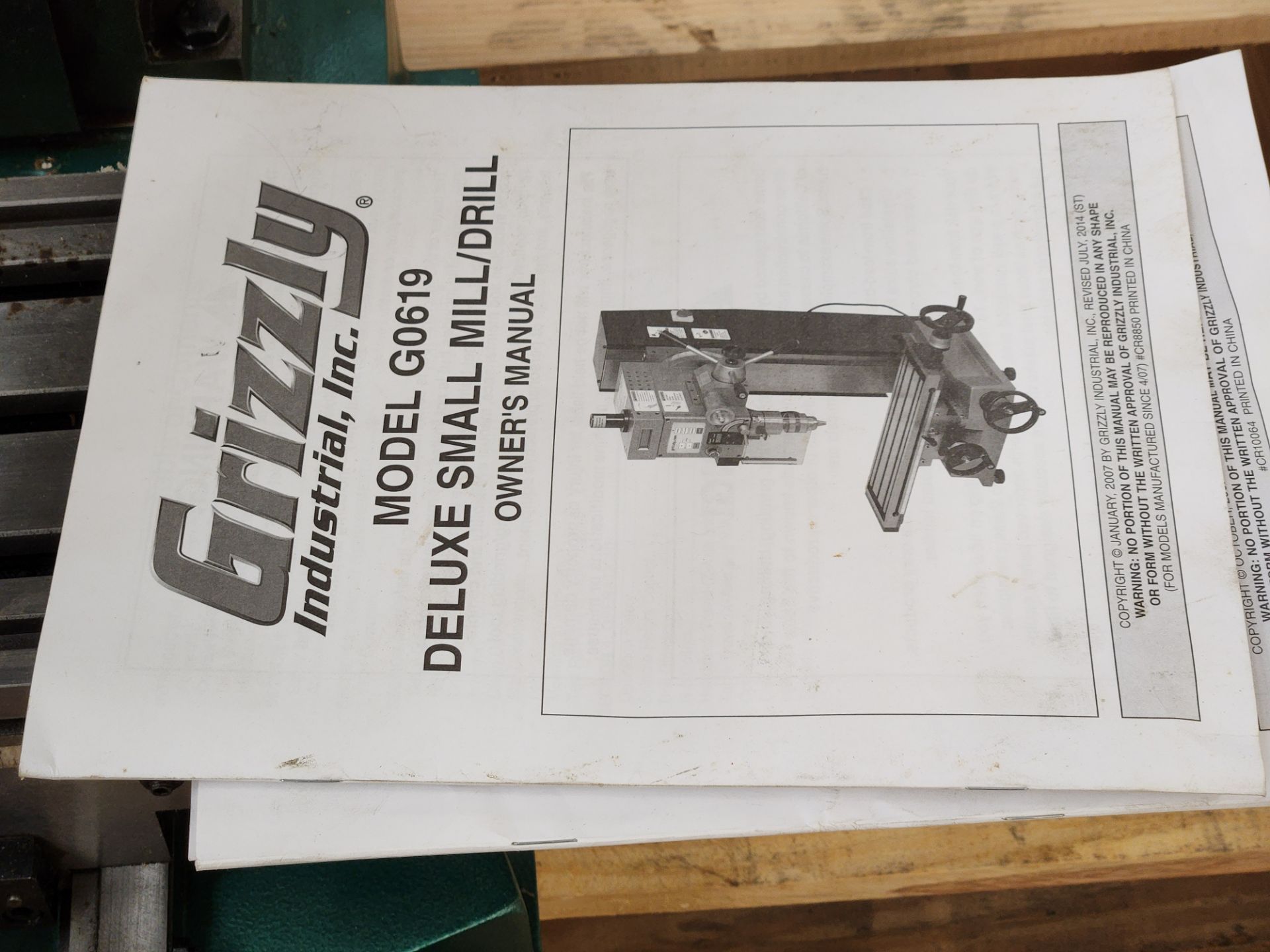 Grizzly Deluxe Small Mill/Drill - Image 4 of 10