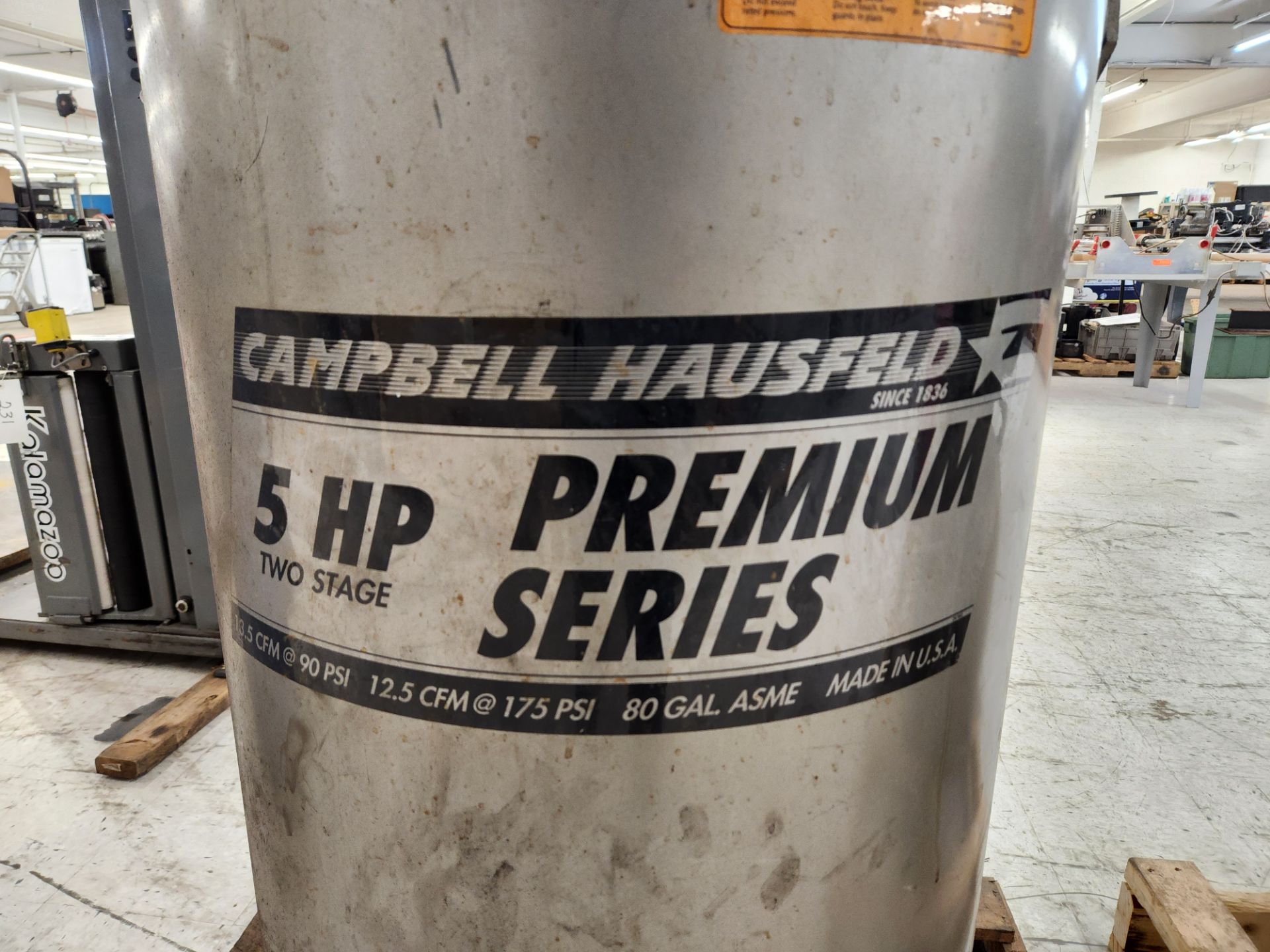 Campbell Hausfeld 80GAL Vertical Air Compressor - Image 2 of 6