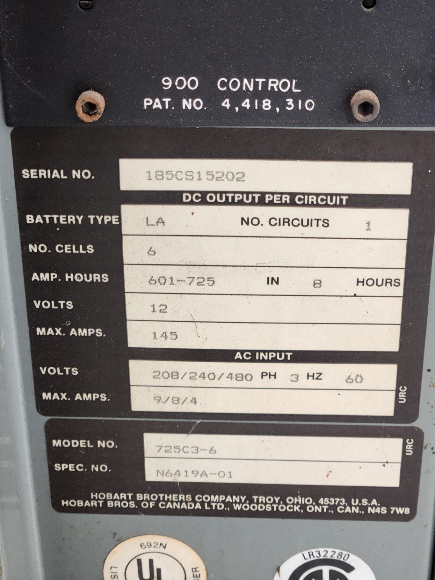 Hobart Accu-Charger 12V Charger - Image 2 of 3