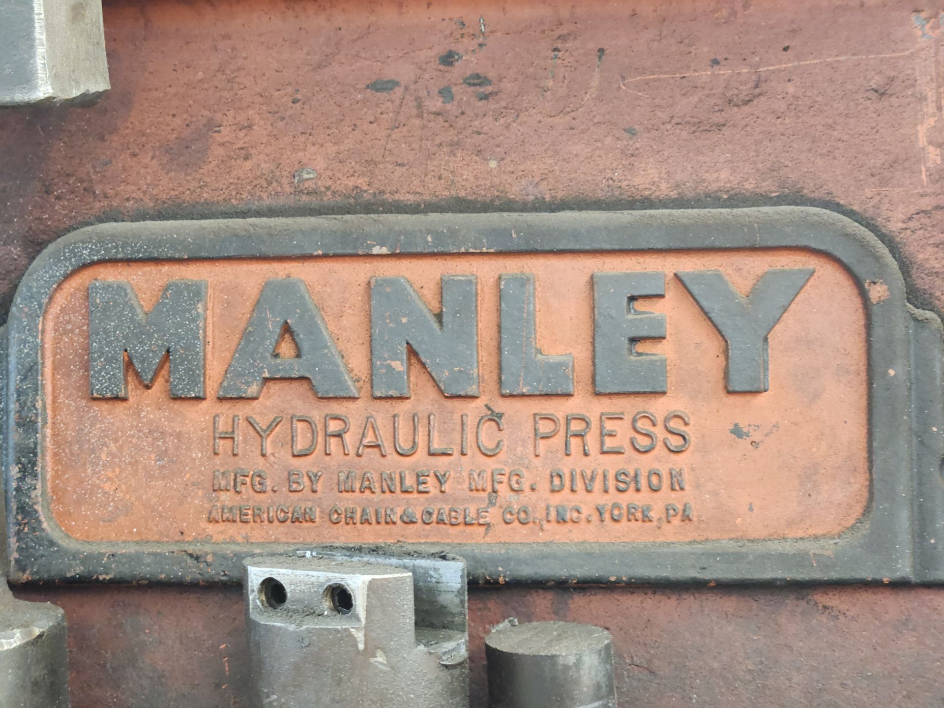 Manley Hydraulic Press - Bild 3 aus 4