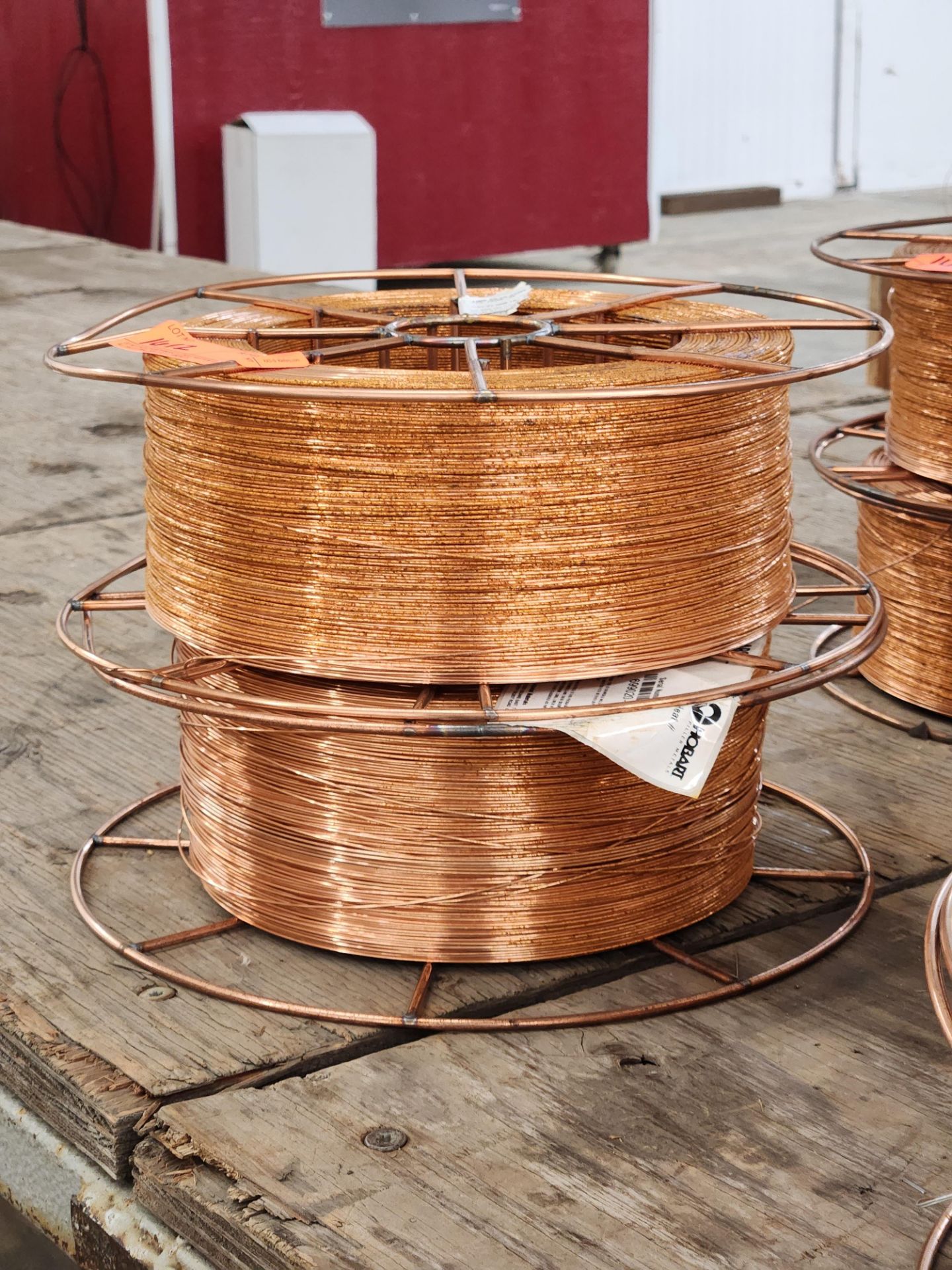 (2) Rolls Hobart Quantum Arc D2 045 Welding Wire