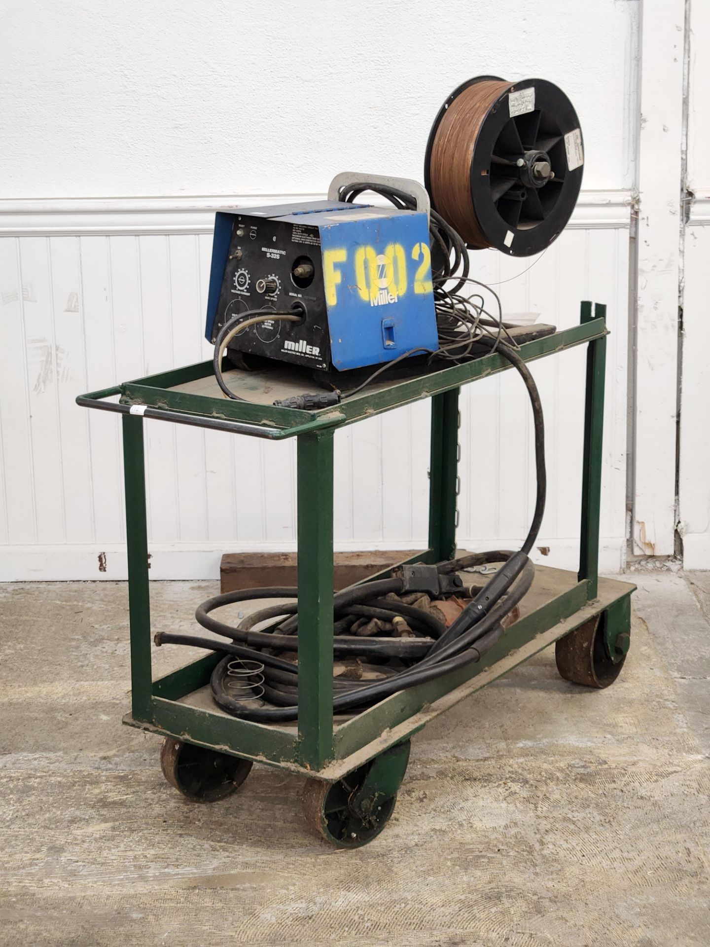 Miller Wire Feeder on Cart w/ Accessories